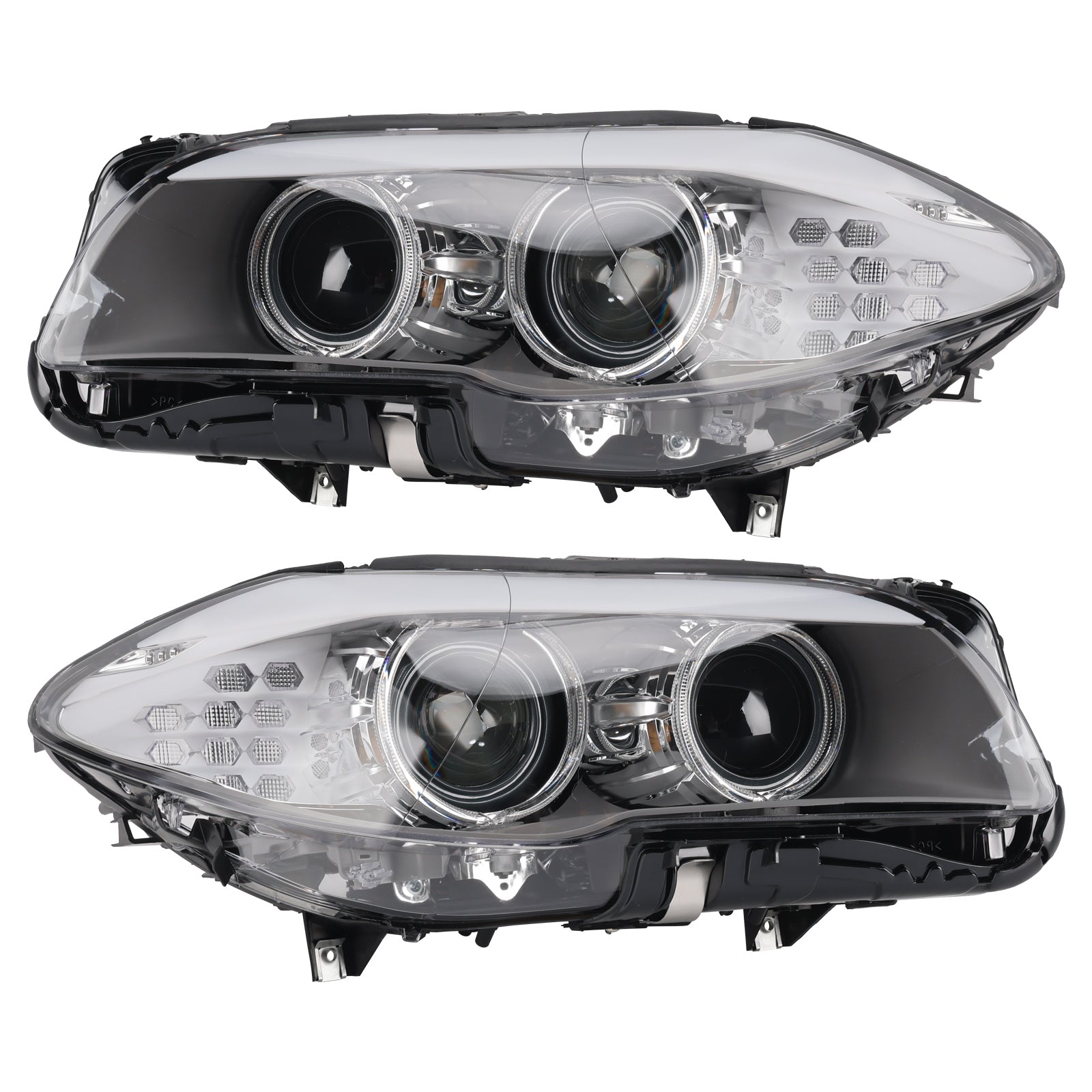 Xenon LED DRL Left+Right Headlight For BMW 5 Series F10 Saloon 2010-2013 W/O AFS