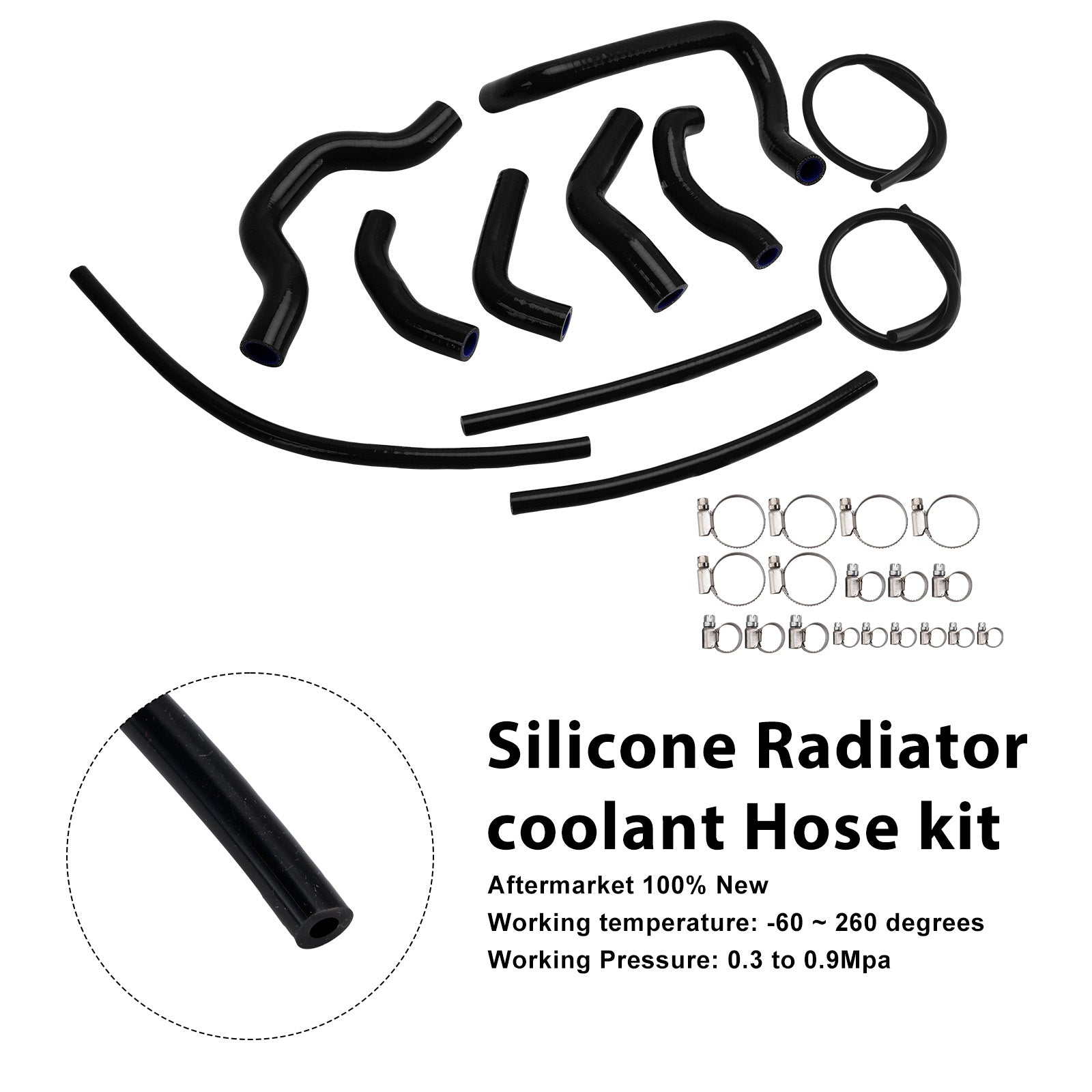 2021-2025 Ducati Monster 937 Silicone Radiator coolant Hose