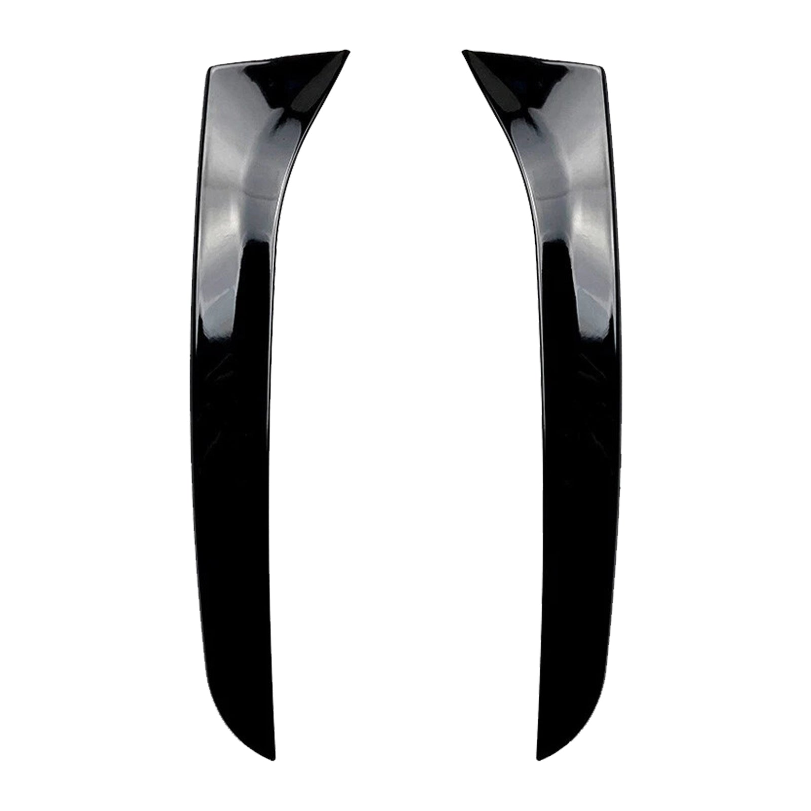 Glanzend zwart paar achterruit zijvleugelspoiler voor VW Passat B7 Wagon 11-15