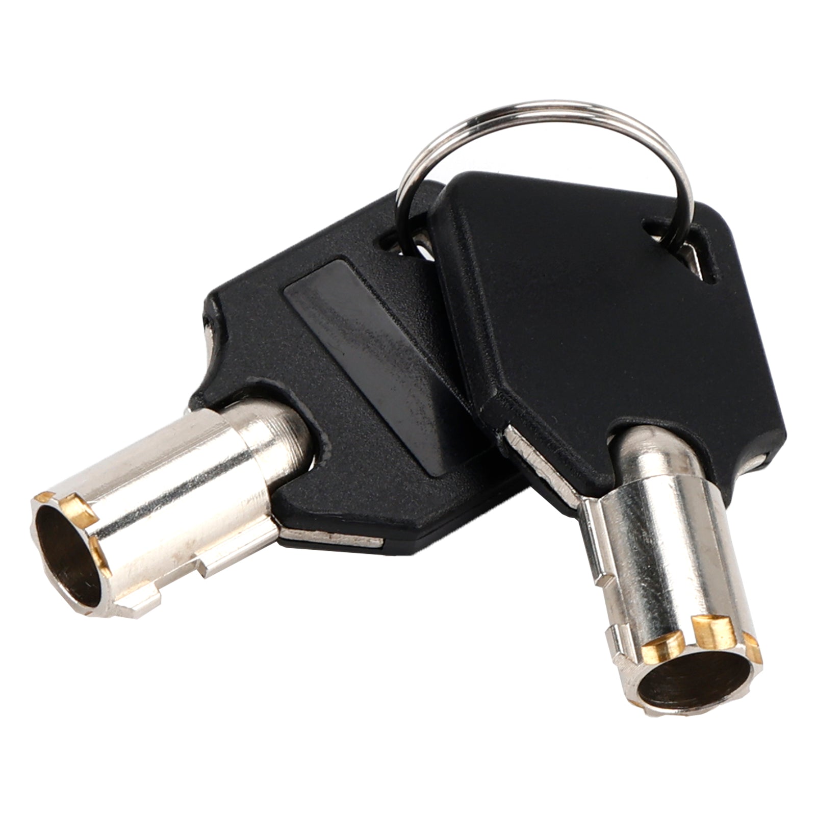 Chrome contactslot met sleutels voor Dyna FXDWG 96-10 Softail FXST FLST 00-10