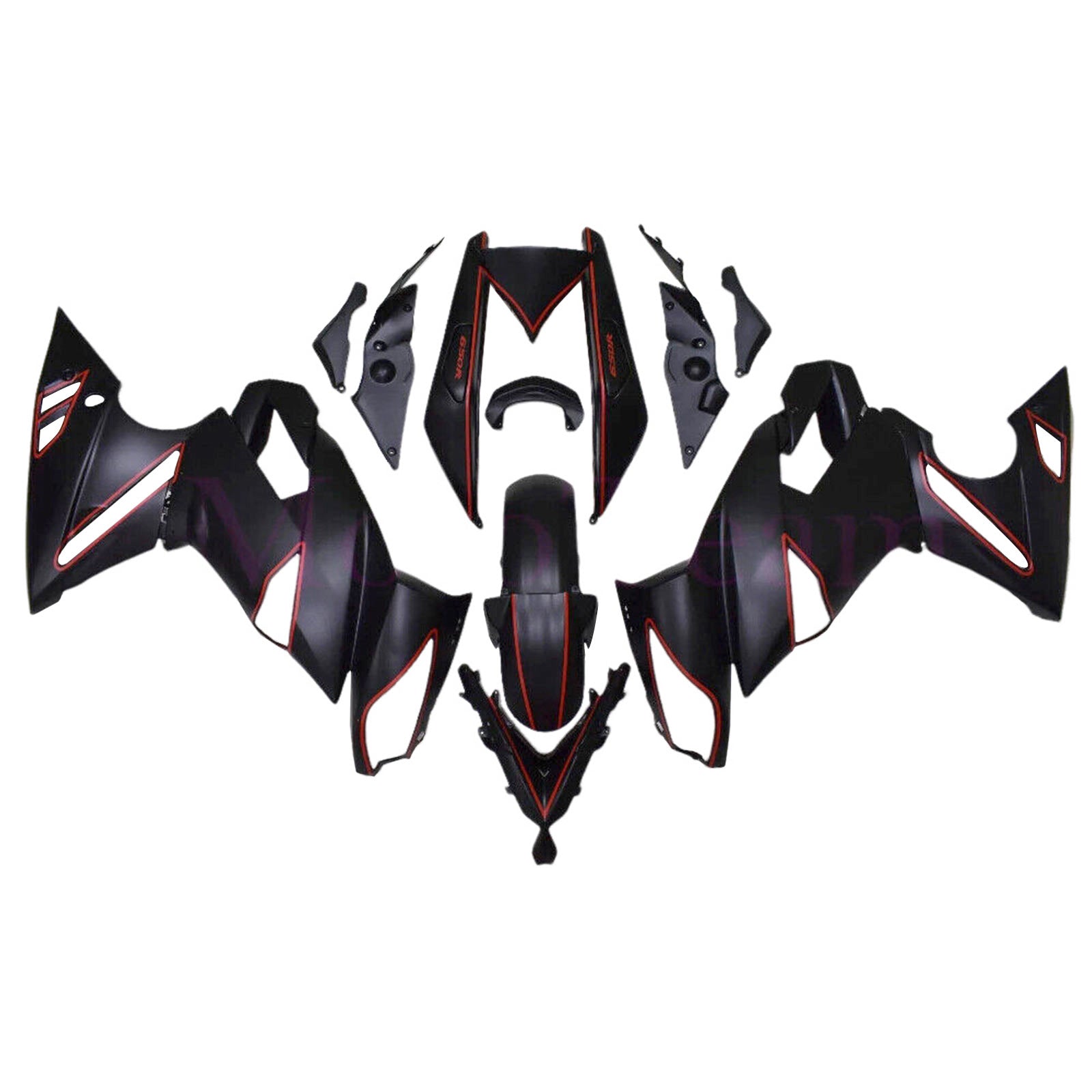 2009-2011 KAWASAKI NINJA 650 ER-6F EX650 Kit de carénage d'injection Plastique