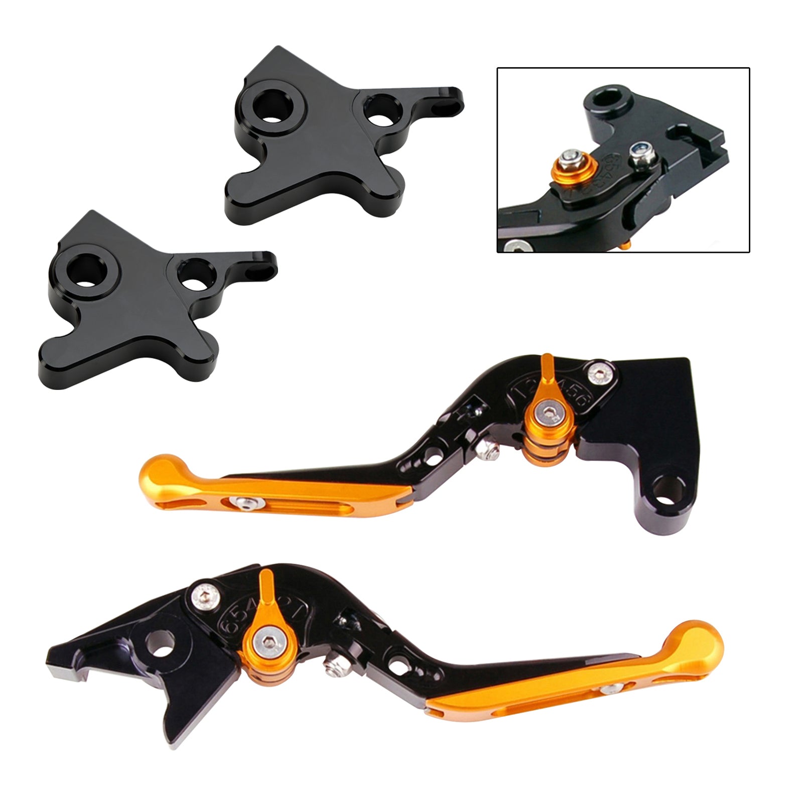 Palanca de freno de embrague ajustable para Piaggio MP3 300 16-18 MP3 350 18-19