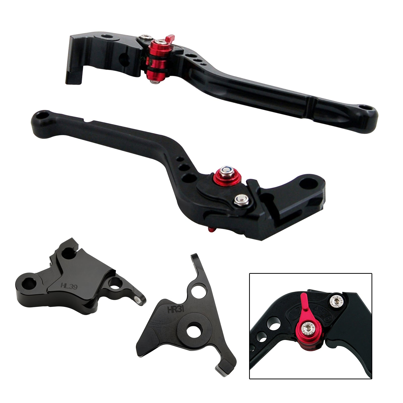 Palanca de freno de embrague larga apta para CFMOTO 450SS 450SR 21-23 450NK 23-24