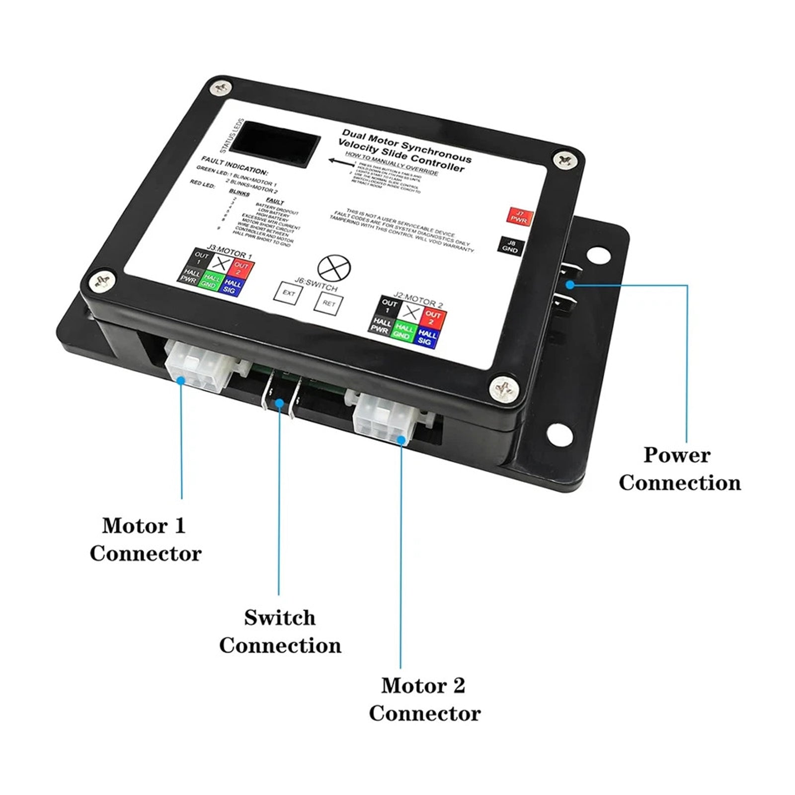 13398-D0 Dual Motor Synchronous Velocity Slide Controller For Lippert V-Sync II