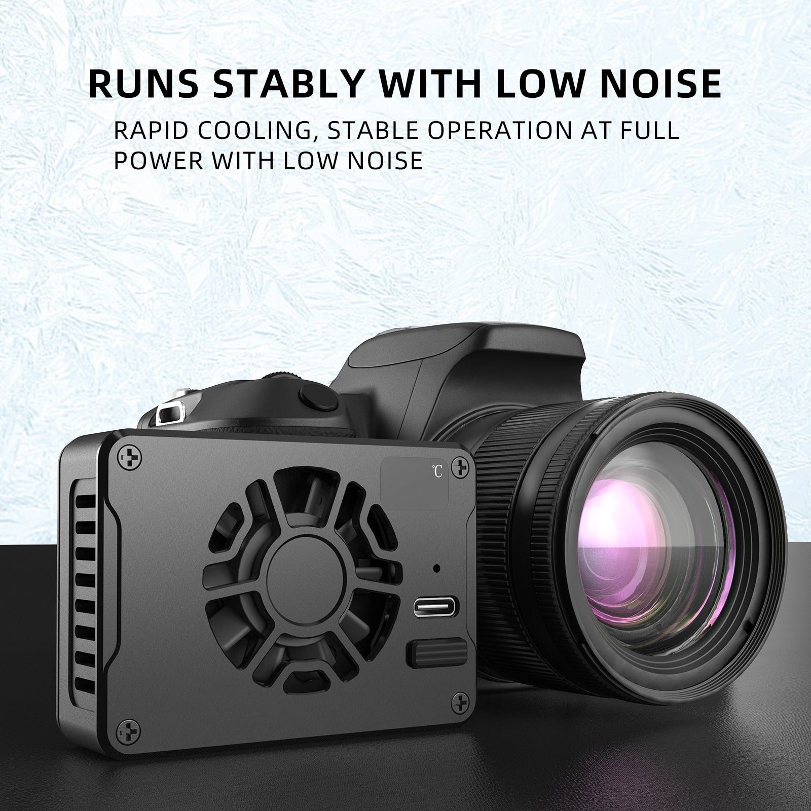 Halfgeleider Camera Radiator Slr Koeler Fan Voor Sony Canon R5/R6/R7/Fuji Xt4