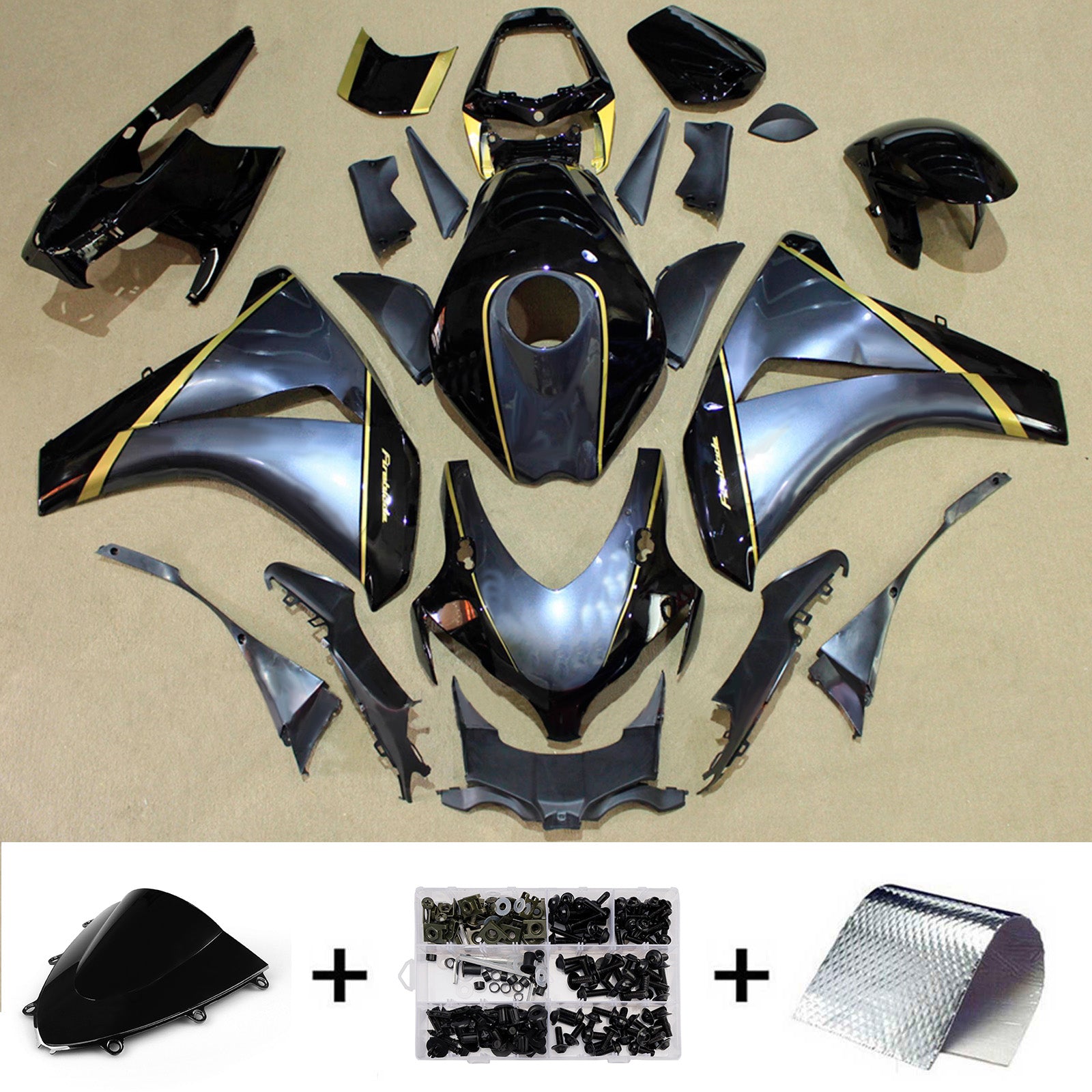 Injection Fairing Kit Bodywork Plastic ABS For Honda CBR1000RR 2008-2011