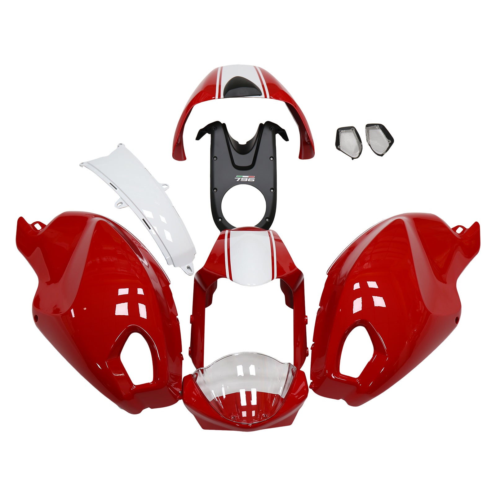 Injection Fairing Kit Bodywork For Ducati Monster 696 796 1100 S EVO all years