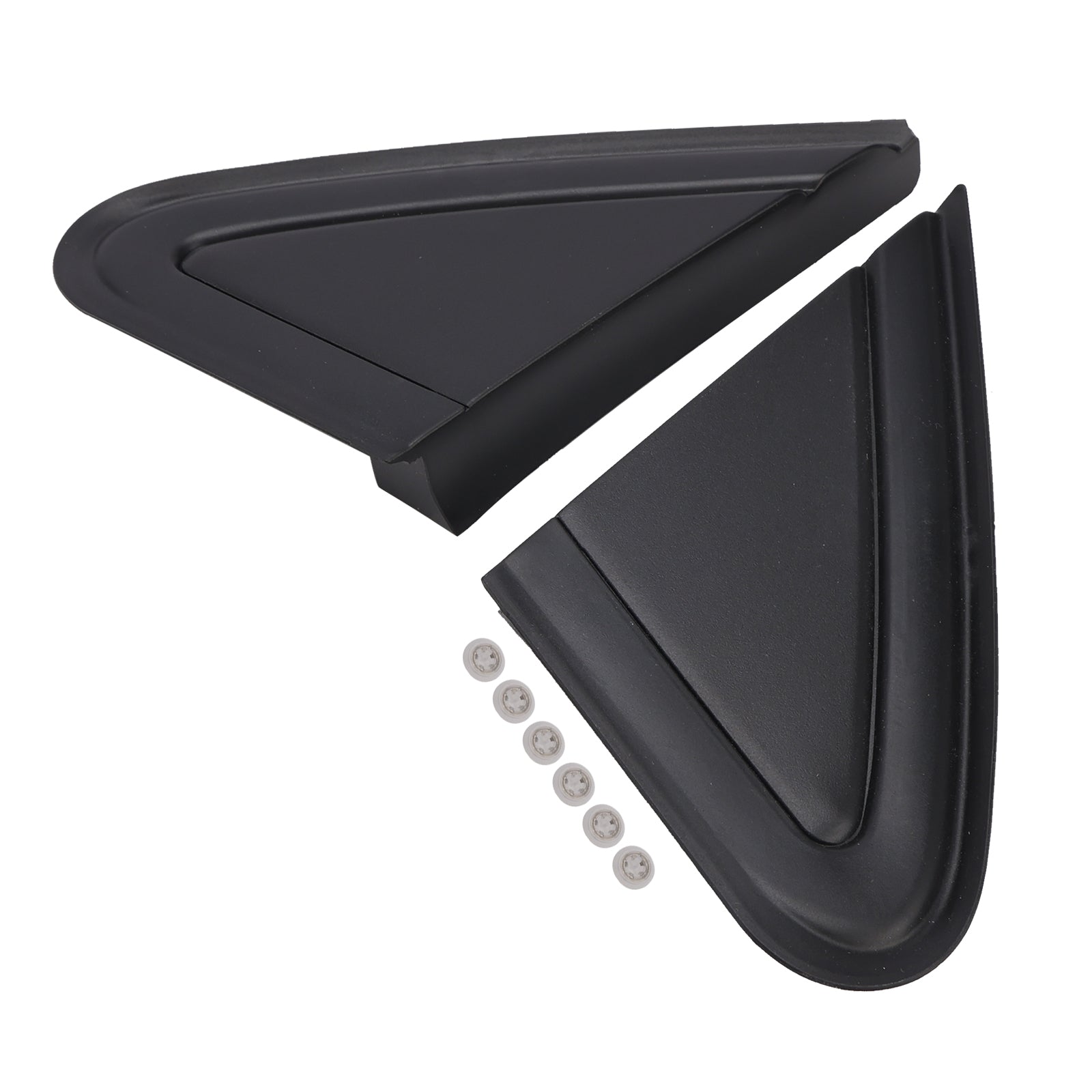 2X Exterior Mirror Triangle Trim for VW Polo 6Q0853274A 6Q0853273A