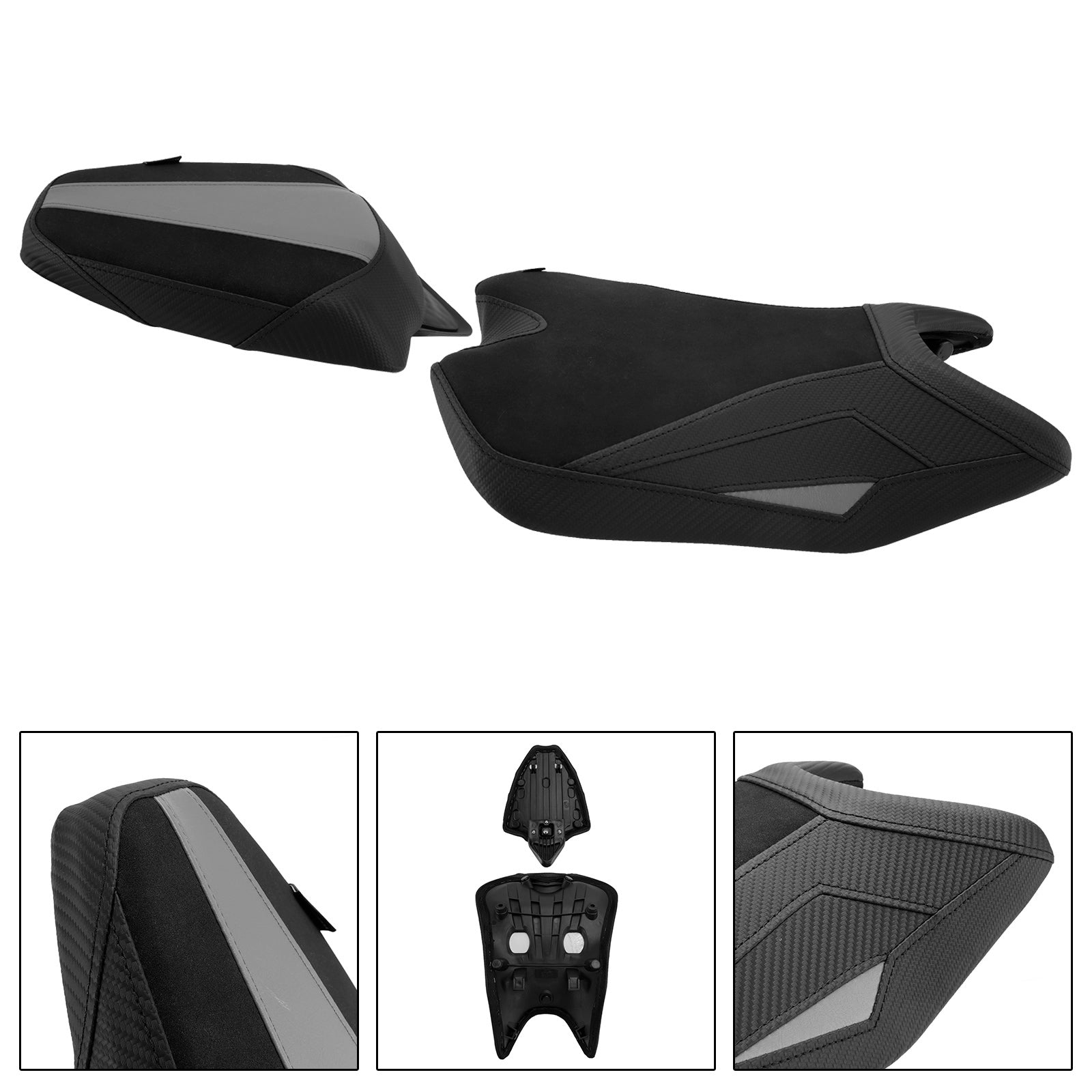 Lower Front W/ Rear Seat Driver Pillion Gray For Aprilia Rs457 Rs 457 2024-2025