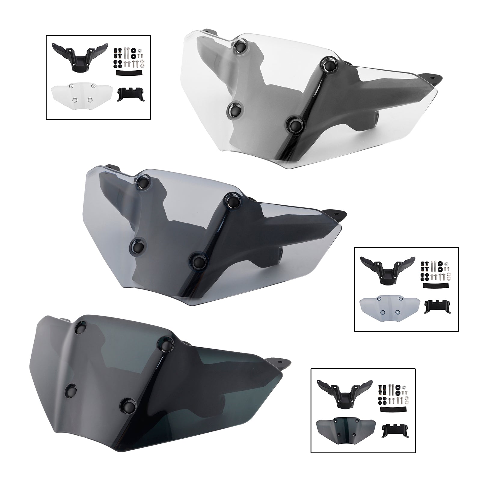 2024-2025 Yamaha MT-09/SP ABS Motorsykkel frontrute frontrute