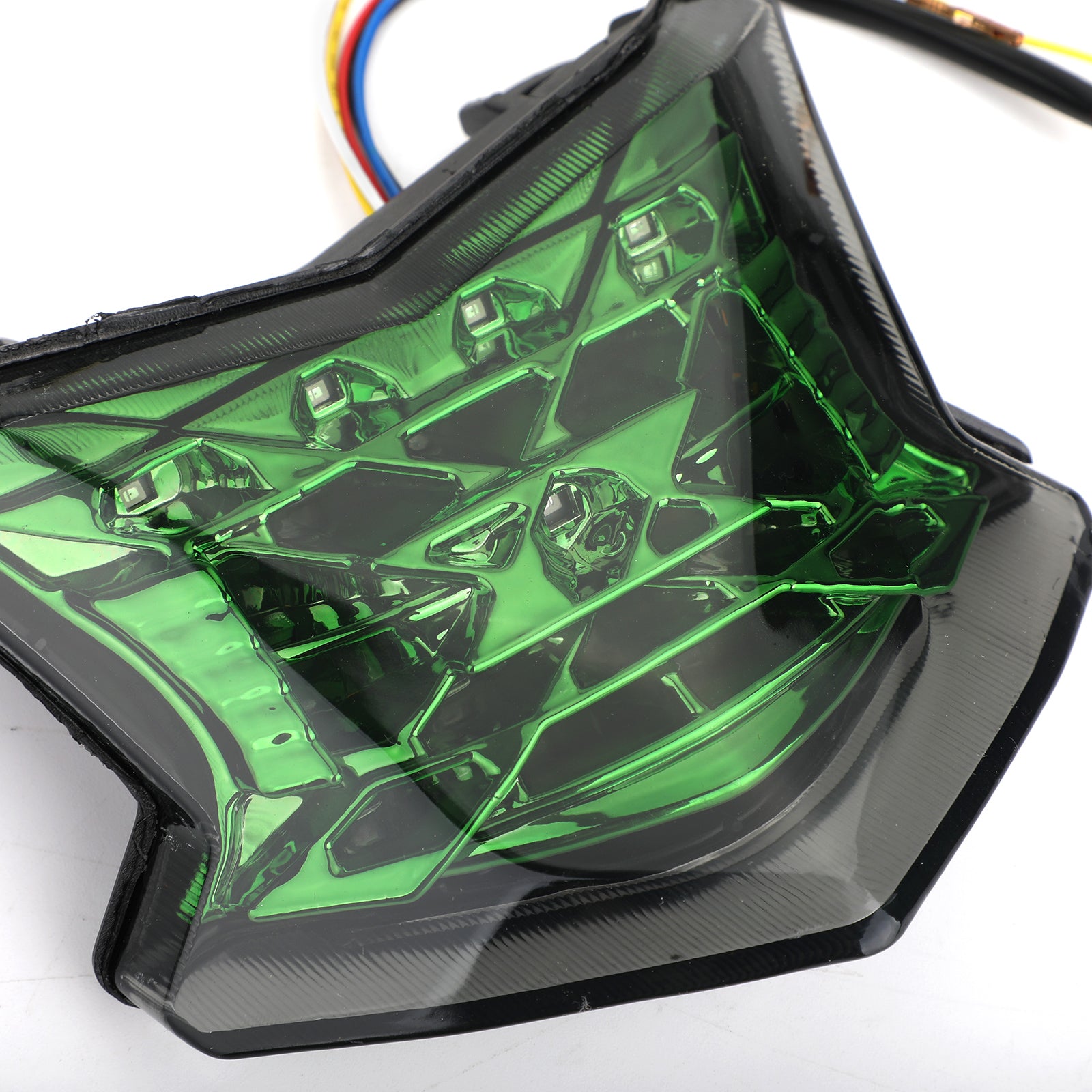 Clignotants de frein LED, feu arrière pour Kawasaki Z650 Ninja 650 Z900 17-19, vert