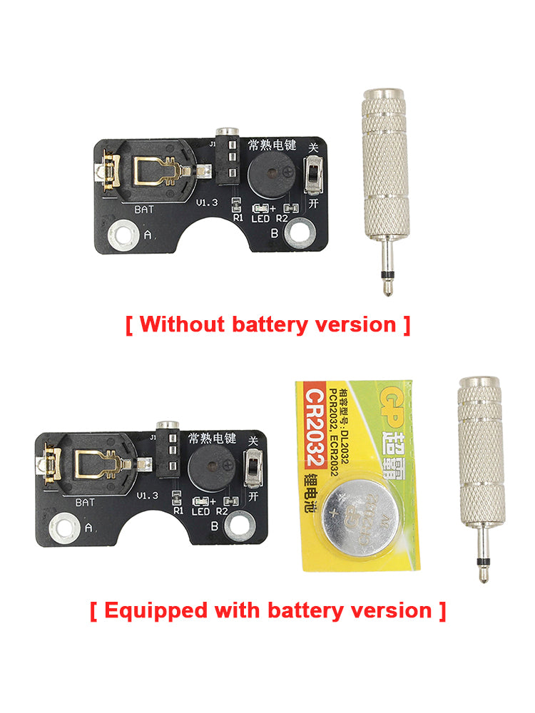 Morse kód CW Transmission Trainer Key Key Zvukové svetlo Obvod pre ručný kľúč