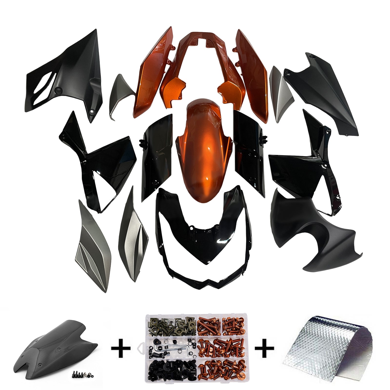 Kit de carenagem injeção ABS PLÁSTICO DE PLÁSTICOS ABS PARA KAWASAKI Z1000 2010-2013