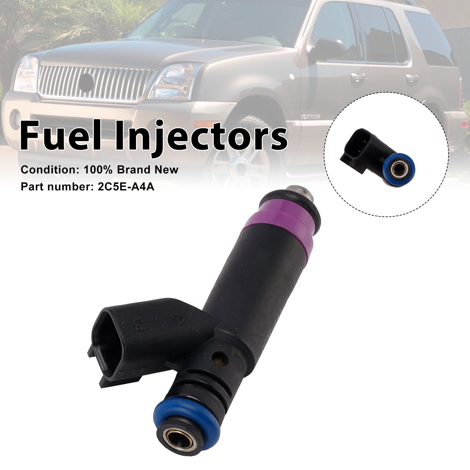 2C5E-A4A Fuel Injectors For Mercury Ford 4.6L V8 2003-2010