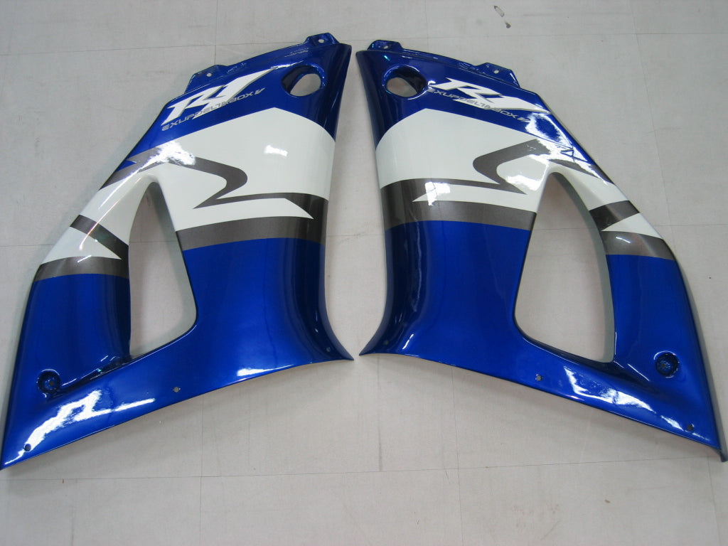 2000-2001 Yamaha YZF-R1 Blauw Zwart R1 Racing Amotopart Stroomlijnkappen Douane kuip