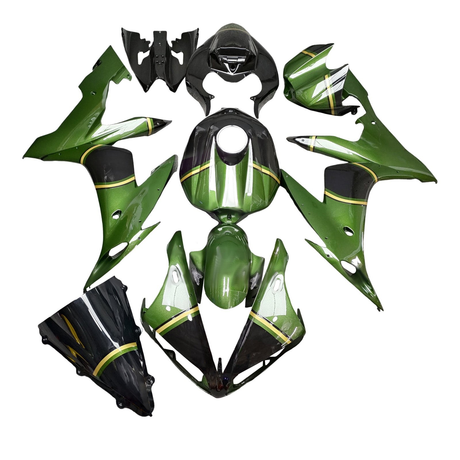 Injection Fairing Kit Bodywork Plastic ABS For Yamaha YZFR1 YZF-R1 2004-2006