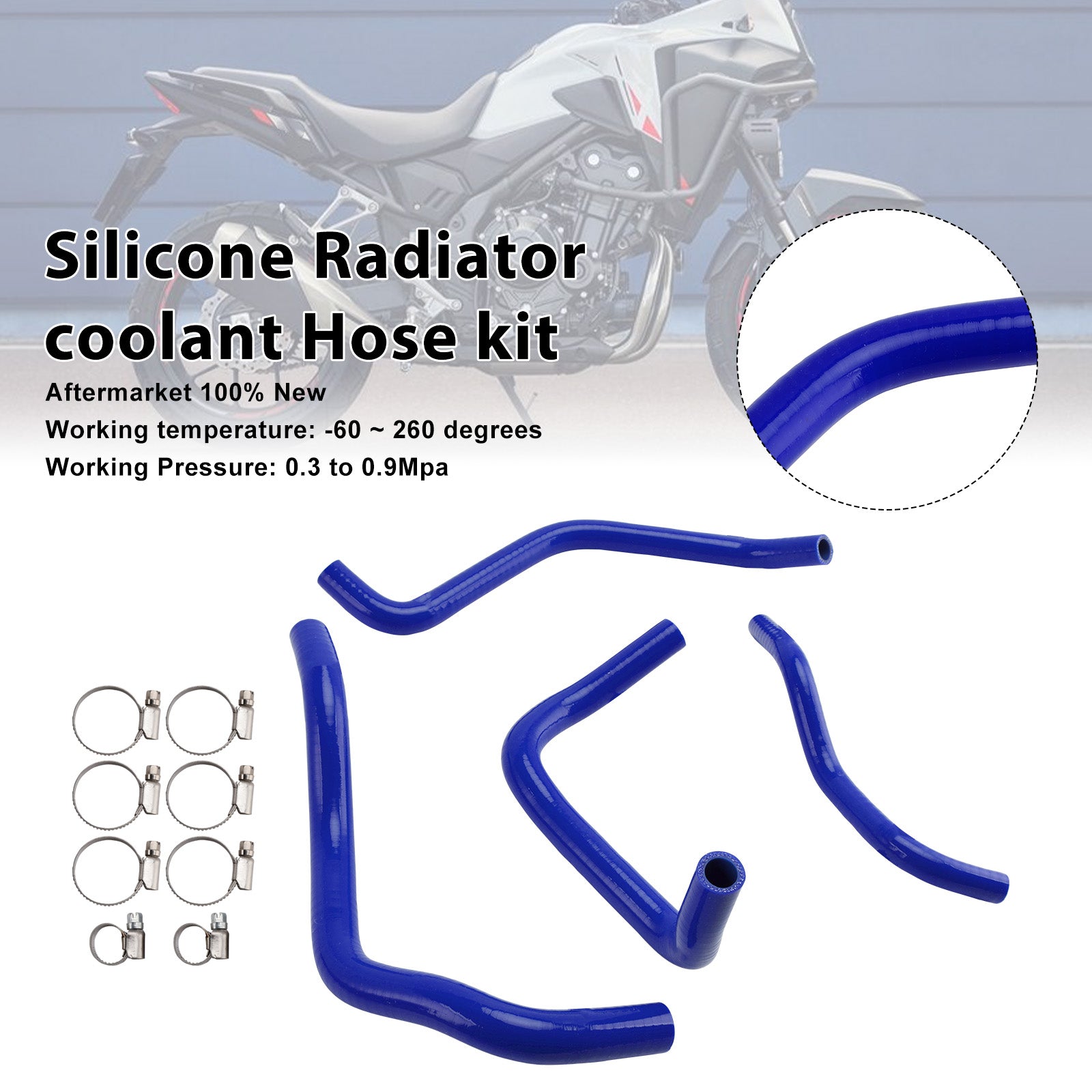 2013-2024 Honda CB500F/X/R Silicone Radiator coolant Hose
