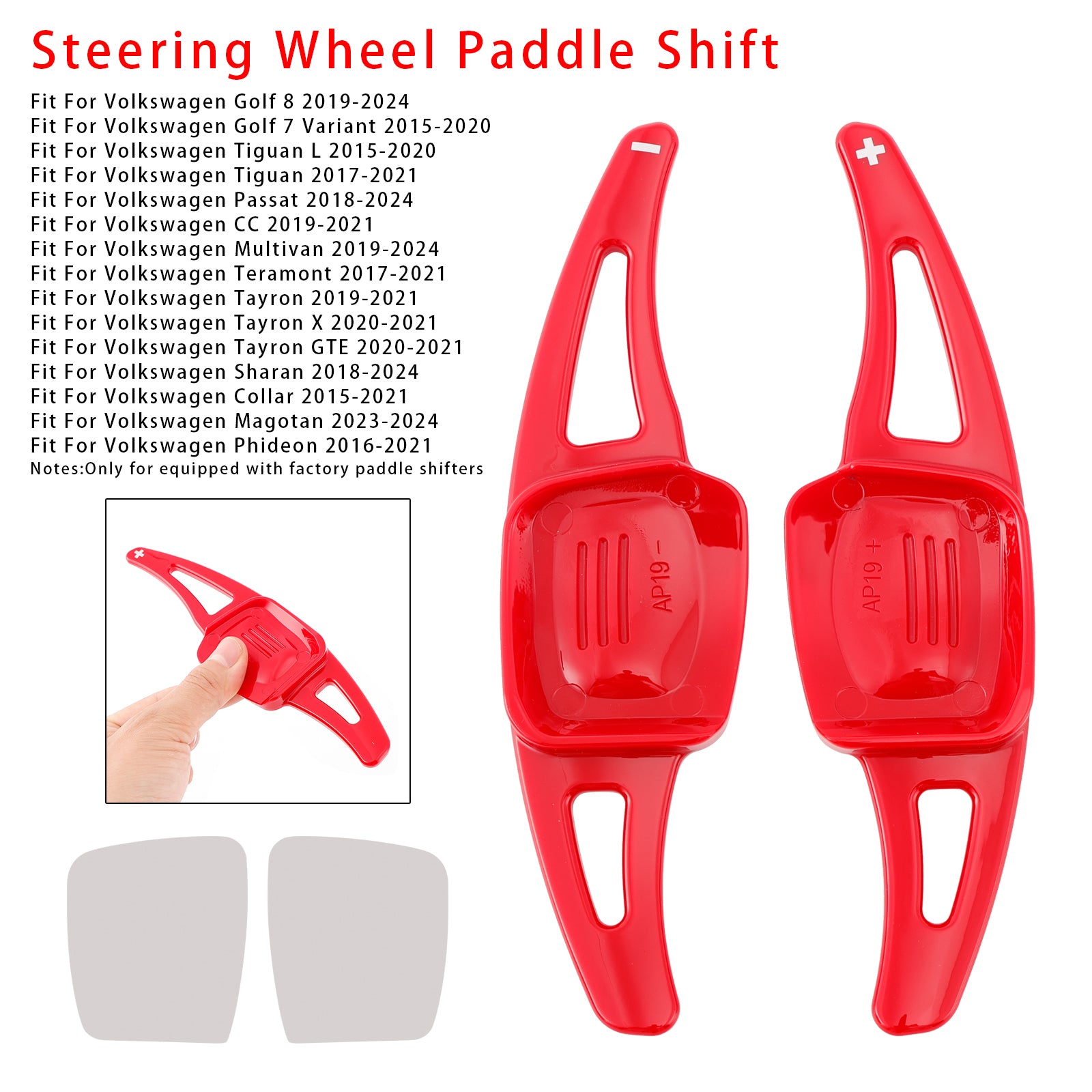 Steering Wheel Paddle Shifter Extension For VW Golf 8 Tiguan