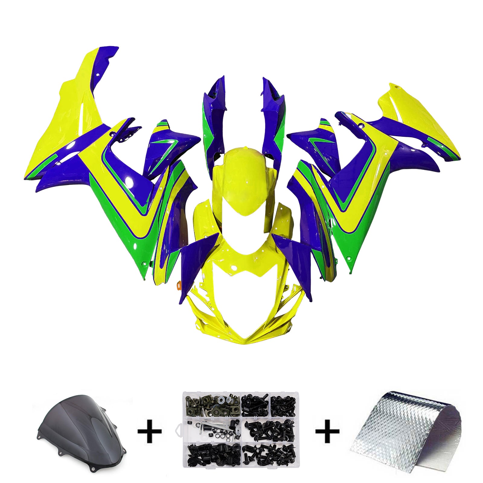 Injection Fairing Kit Bodywork Plastic ABS For Suzuki GSXR 600/750 2011-2025 K11