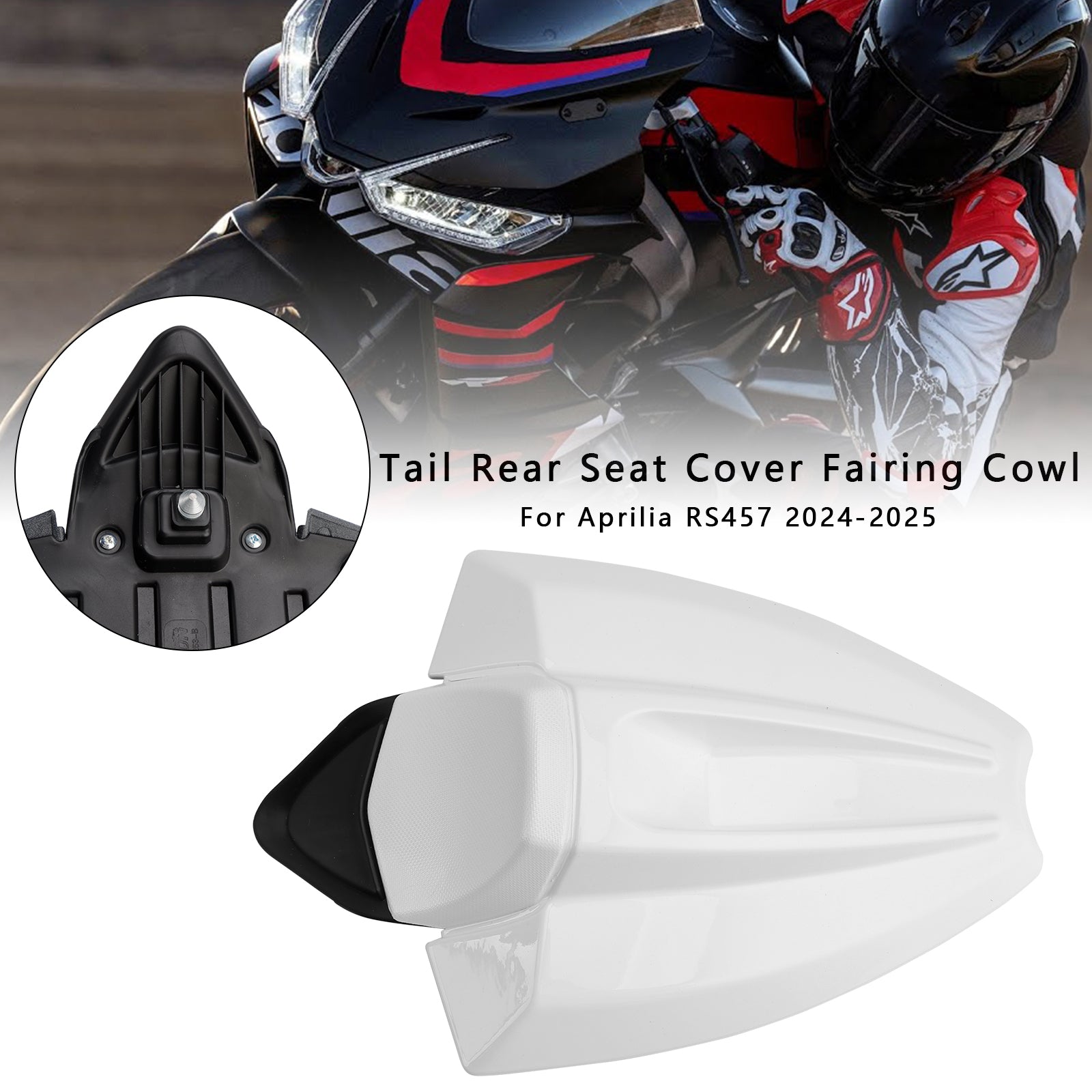 2024-2025 Aprilia Rs 457 Hale baksete deksel Fairing Cowl