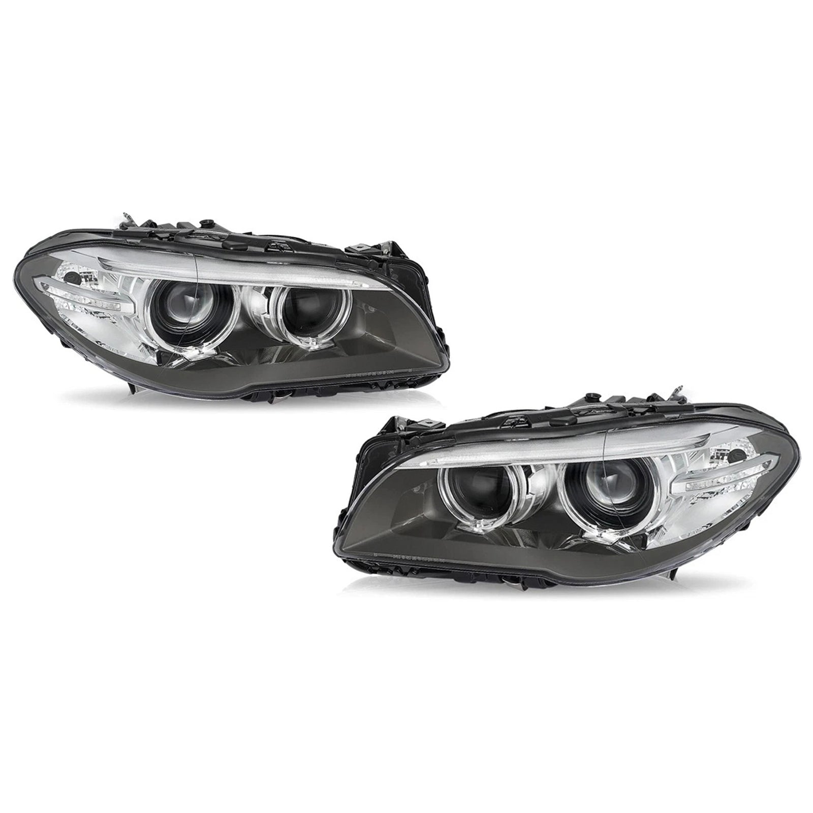 Front Left+Right HID Xenon Headlight W/o AFS For BMW 5Series 528i 535i 2014-2017