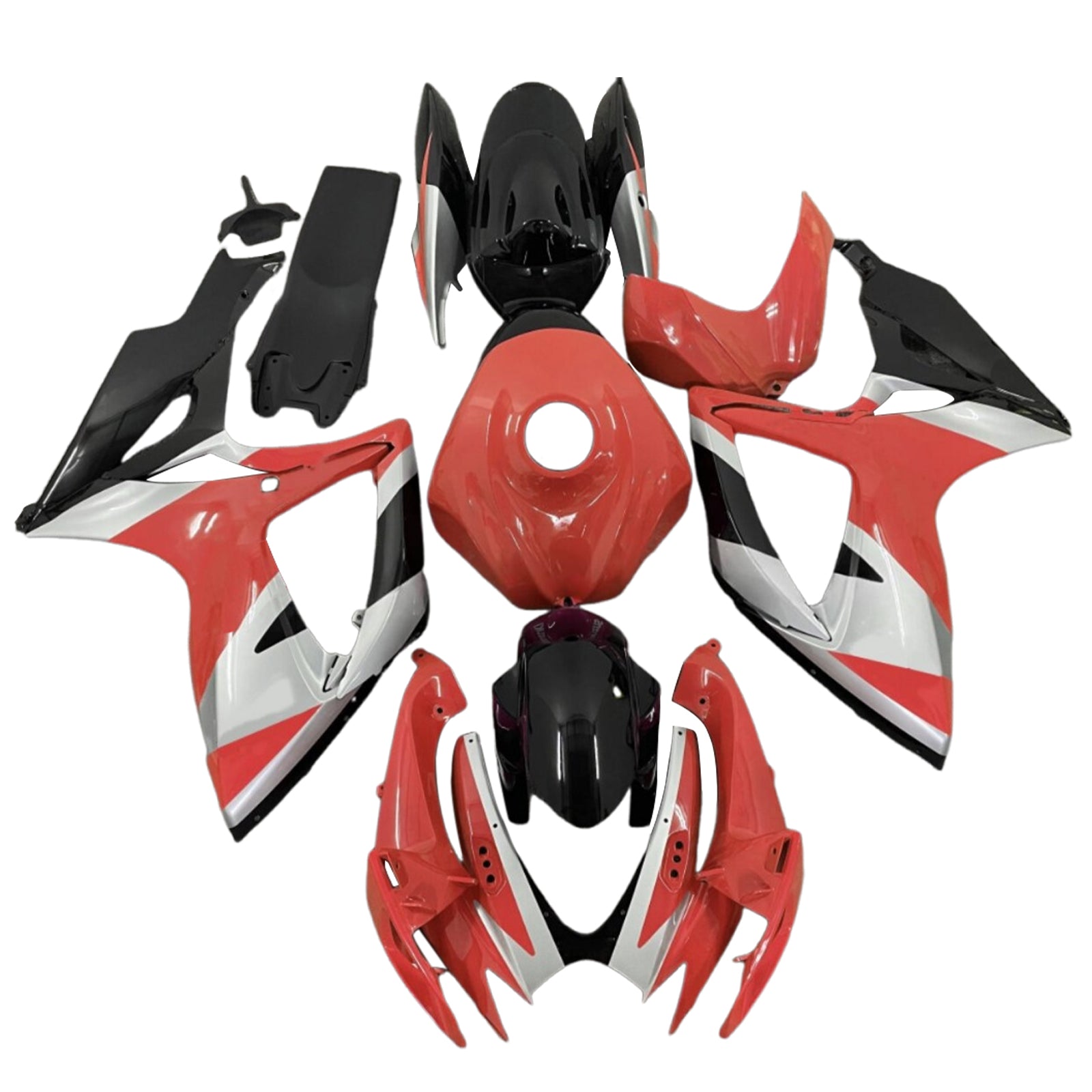 Kit de carenagem injeção Absos de plástico para Suzuki GSXR 600/750 2006-2007 K6