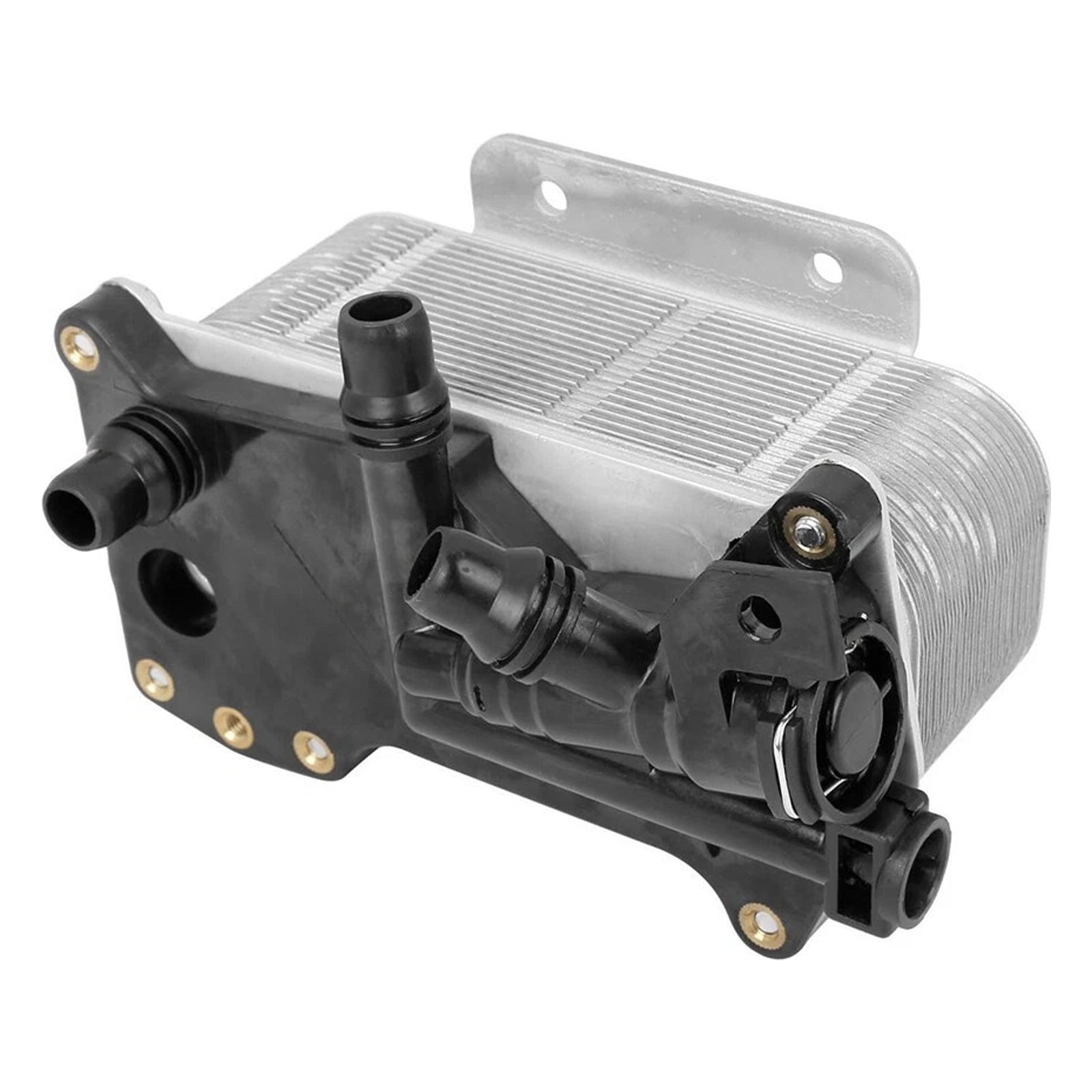 For BMW F10 Series 528i 2012-2016 L4 2.0L Transmission Oil Cooler with Thermostat 17217638582