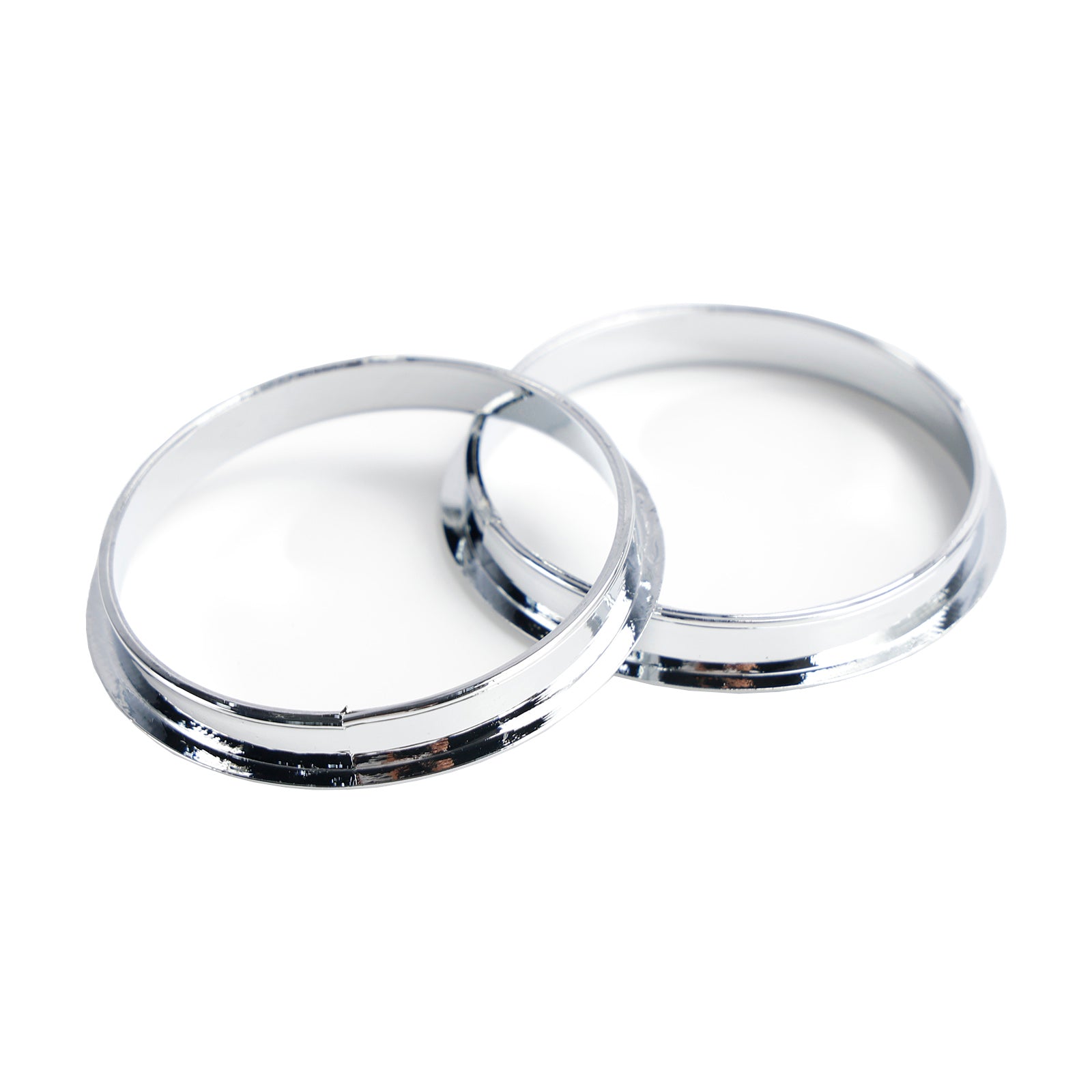 1995-2004 BMW E39 5 Series Silver Dash Trim Rings Speedometer Gauge Cluster Panel 500-125