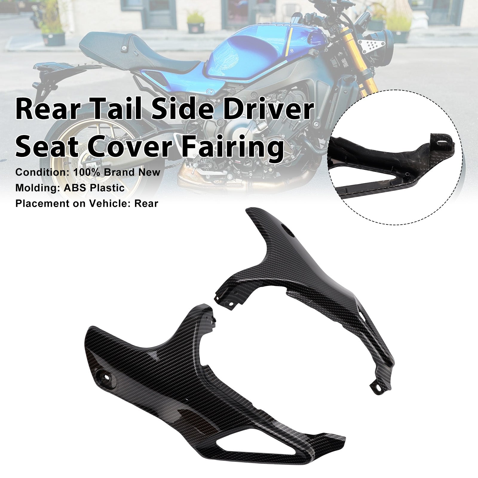 Side Seat Fairing Panel Cowl For Yamaha XSR900 2022-2026
