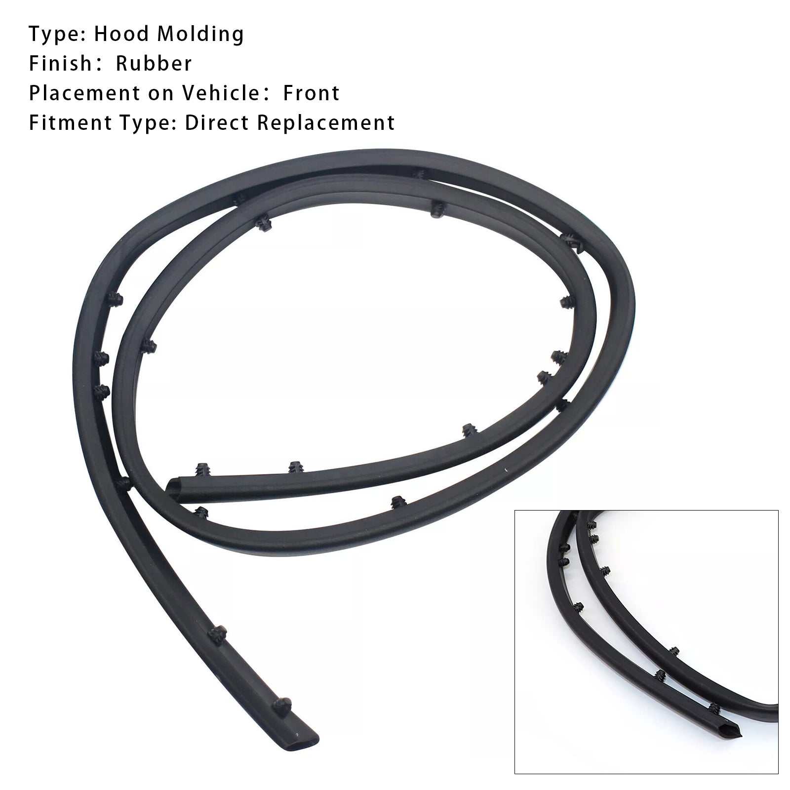 2015-2017 Hyundai Sonata Avant de pare-chocs Moulage en caoutchouc 86362C1000 86362C2000