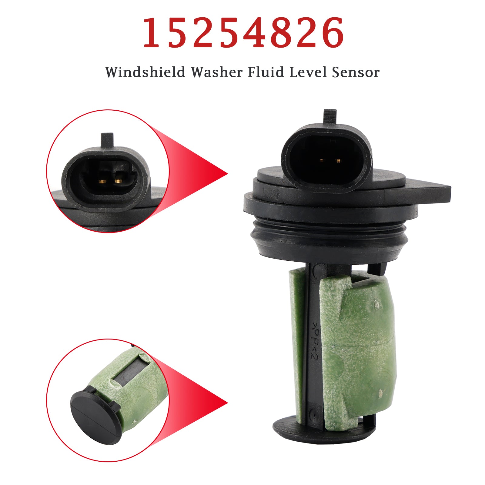 Ruitensproeiervloeistofniveausensor 15254826 voor Chevy Traverse 2008-2017