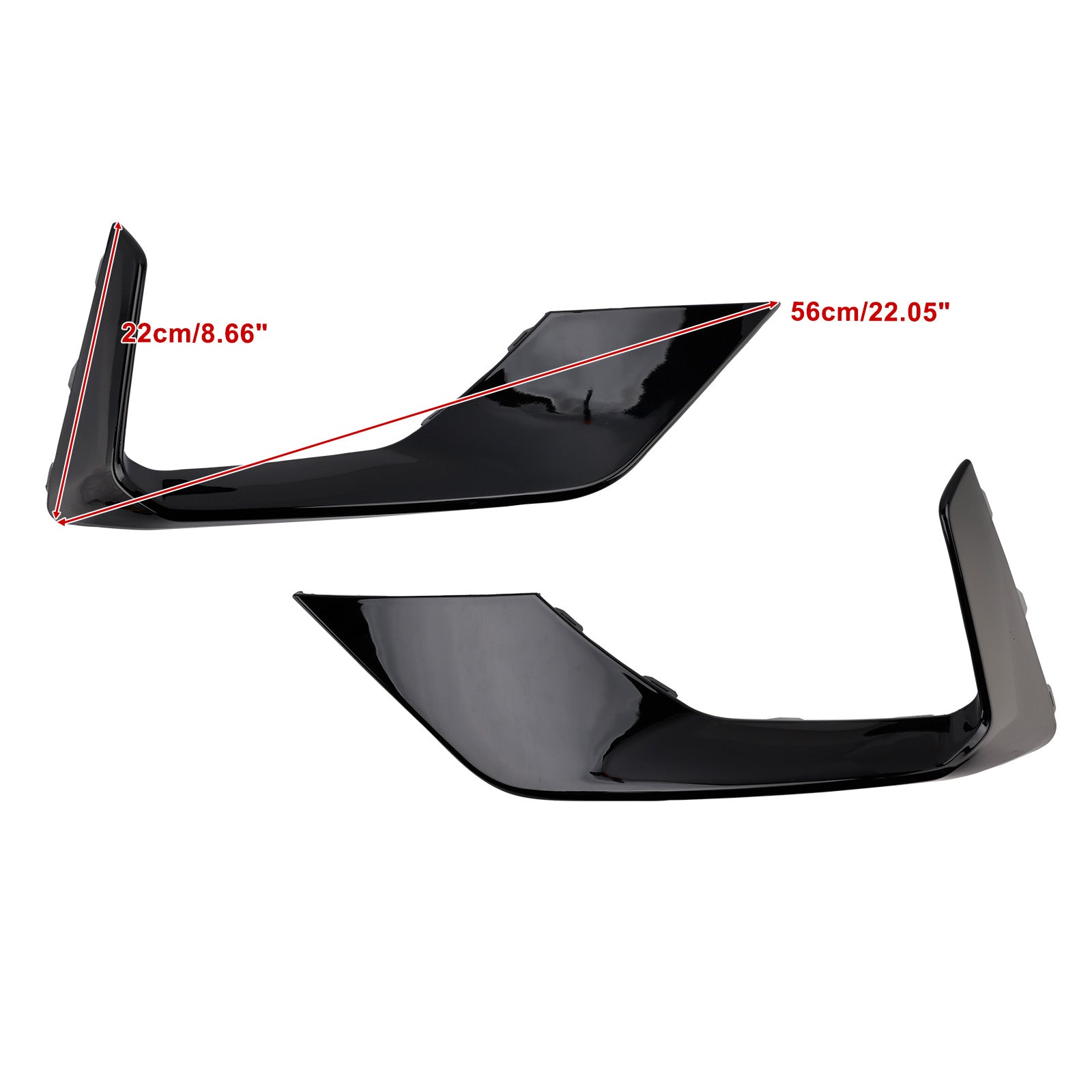 2018-2021 Ford Focus ST + ST Line MK4 2PCS Foglight Surround Grill Trim