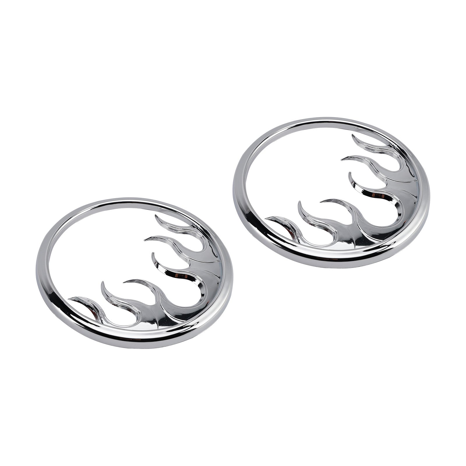 Flame Speaker Grills Accent Trim Cover For Touring Electra Glide Ultra Classic