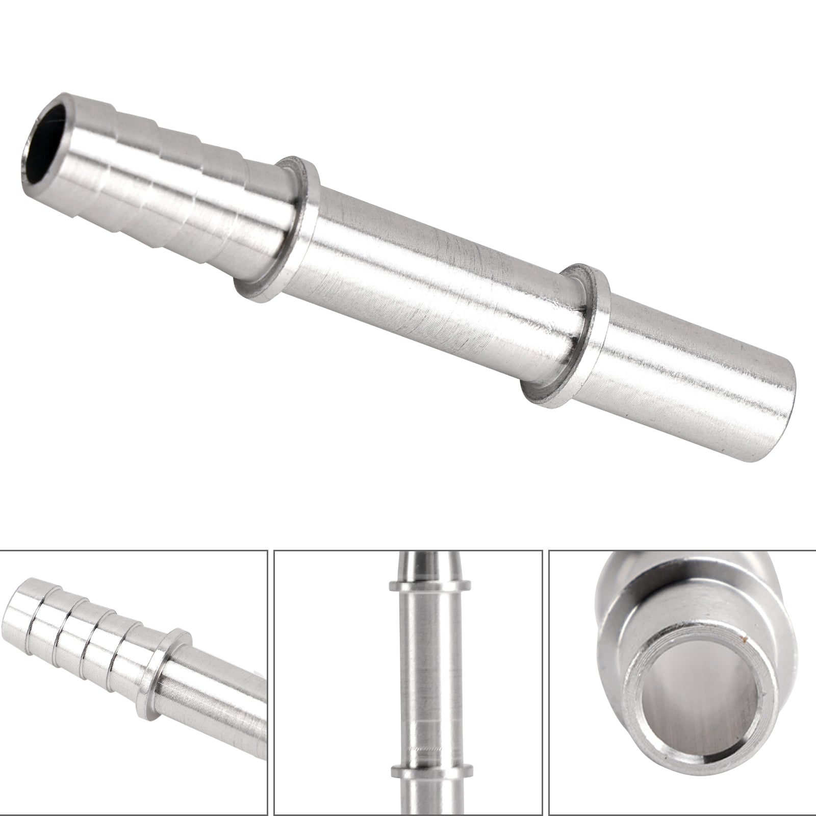 Quick Connect 3/8 Fuel Rail Hose To 3/8 Barb Adapter Fitting AN817-02-06BA