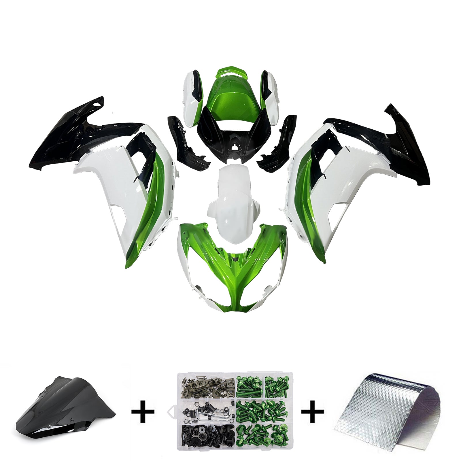 Injection Fairing Kit Bodywork Plastic ABS fit For Kawasaki ER-6F Ninja650 2012-2016