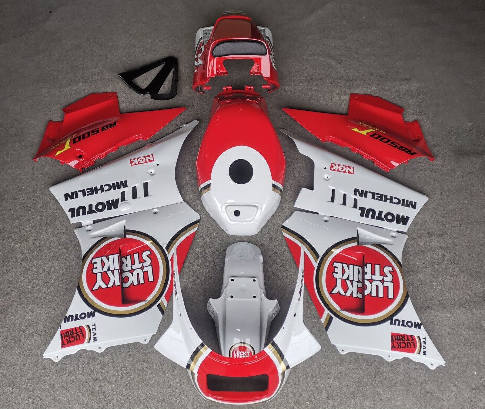 1984-1987 Suzuki RG500 RG400 Gamma AmotoPart Injeção Kit de Fansaring Bodywork ABS #102