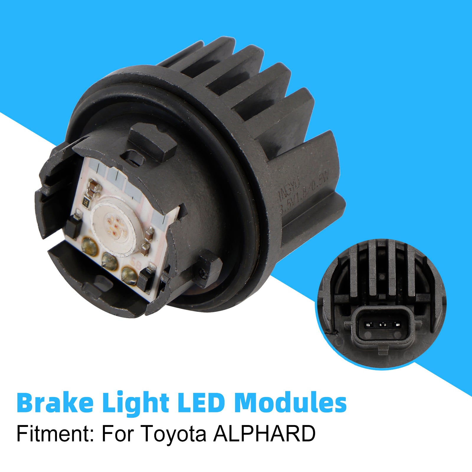 Brzdové svetlo LED moduly LEDMK-03 13,5V 1,8/0,5 W 3-3PIN pre Toyota Alphard