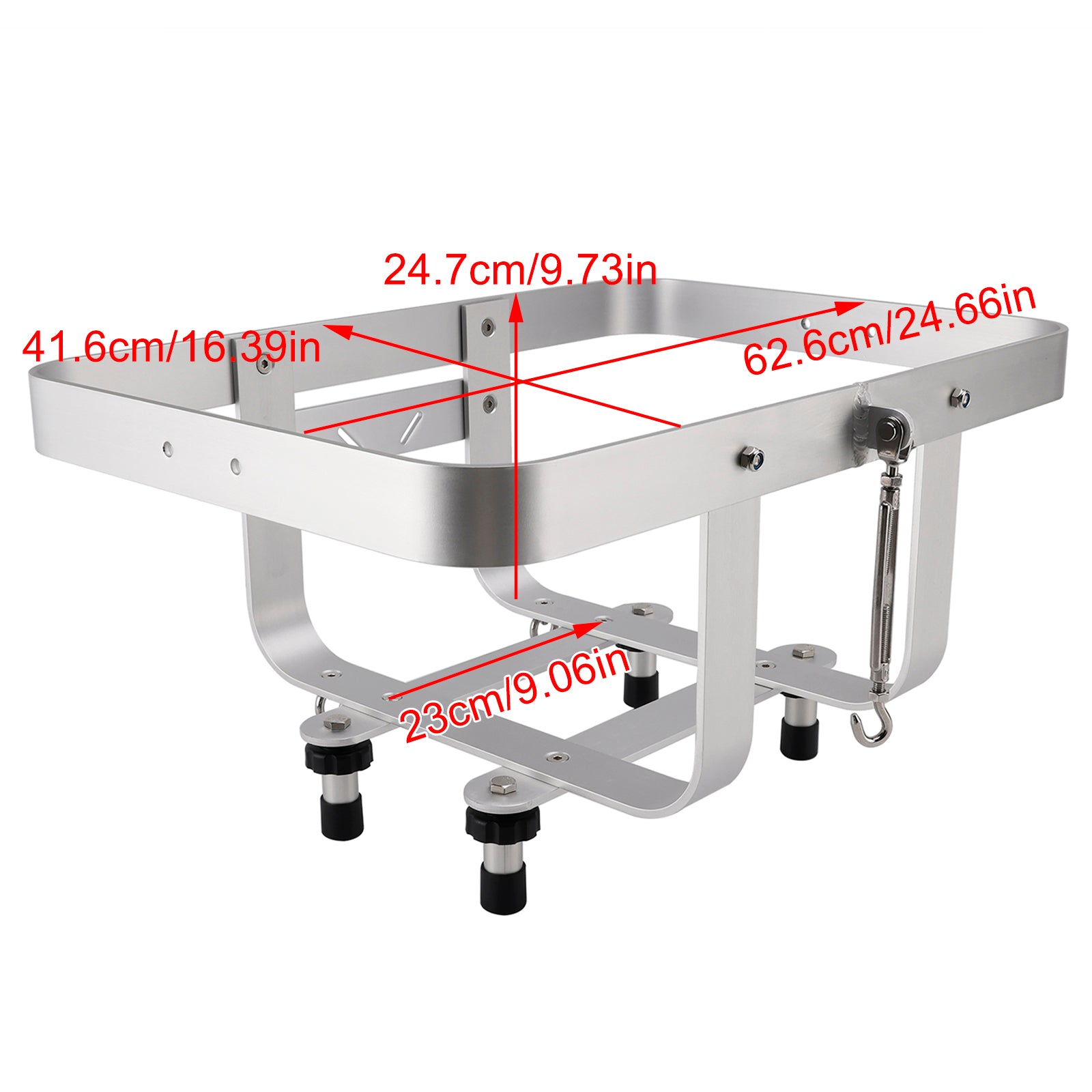 Universal Cargo Rack Cooler Bracket Fuel Can Mounts For Sea Doo Atv Pwc Utv