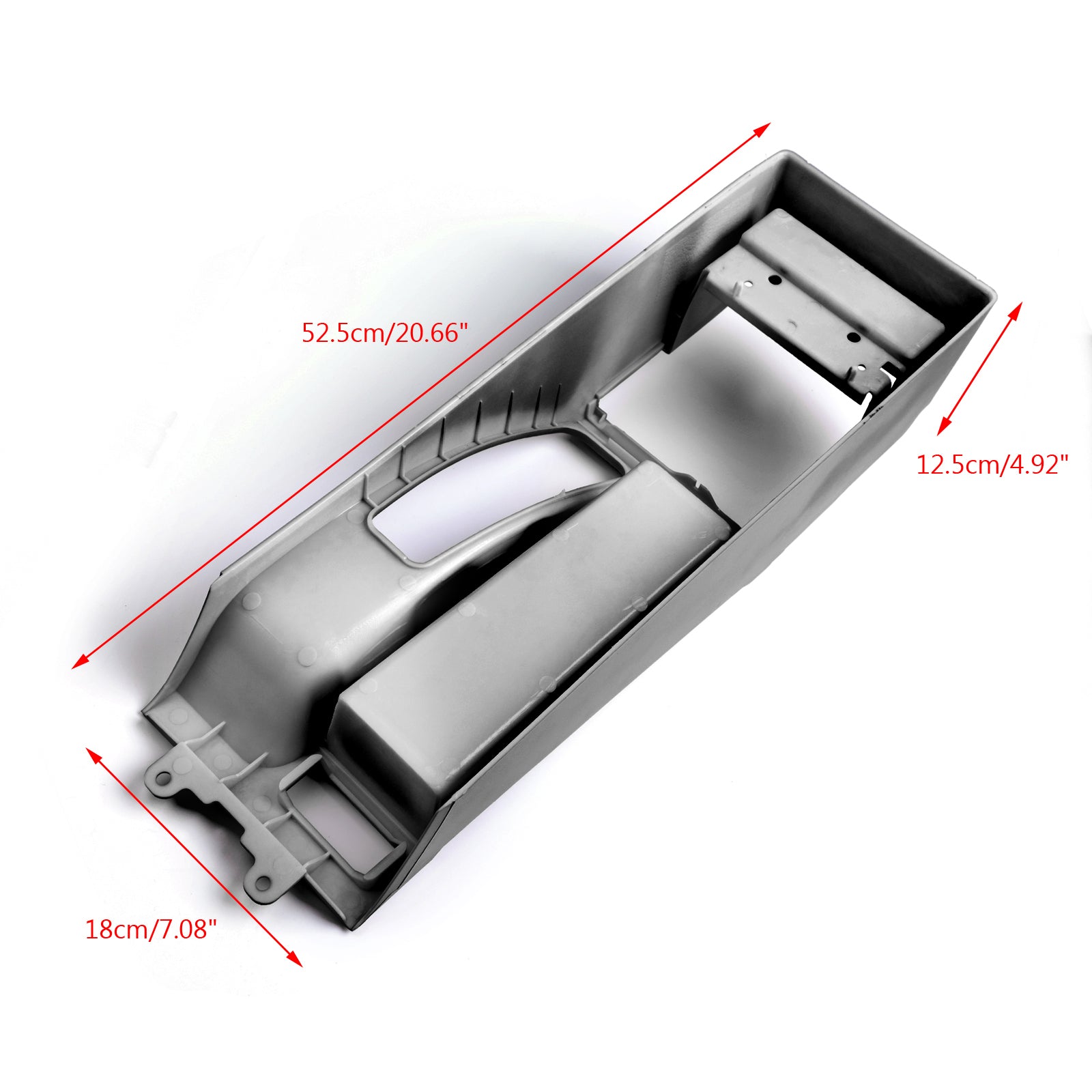 2002-2006 BMW E46 325i 328i Grå Mittkonsol Armstöd Trim Bas 51168213680