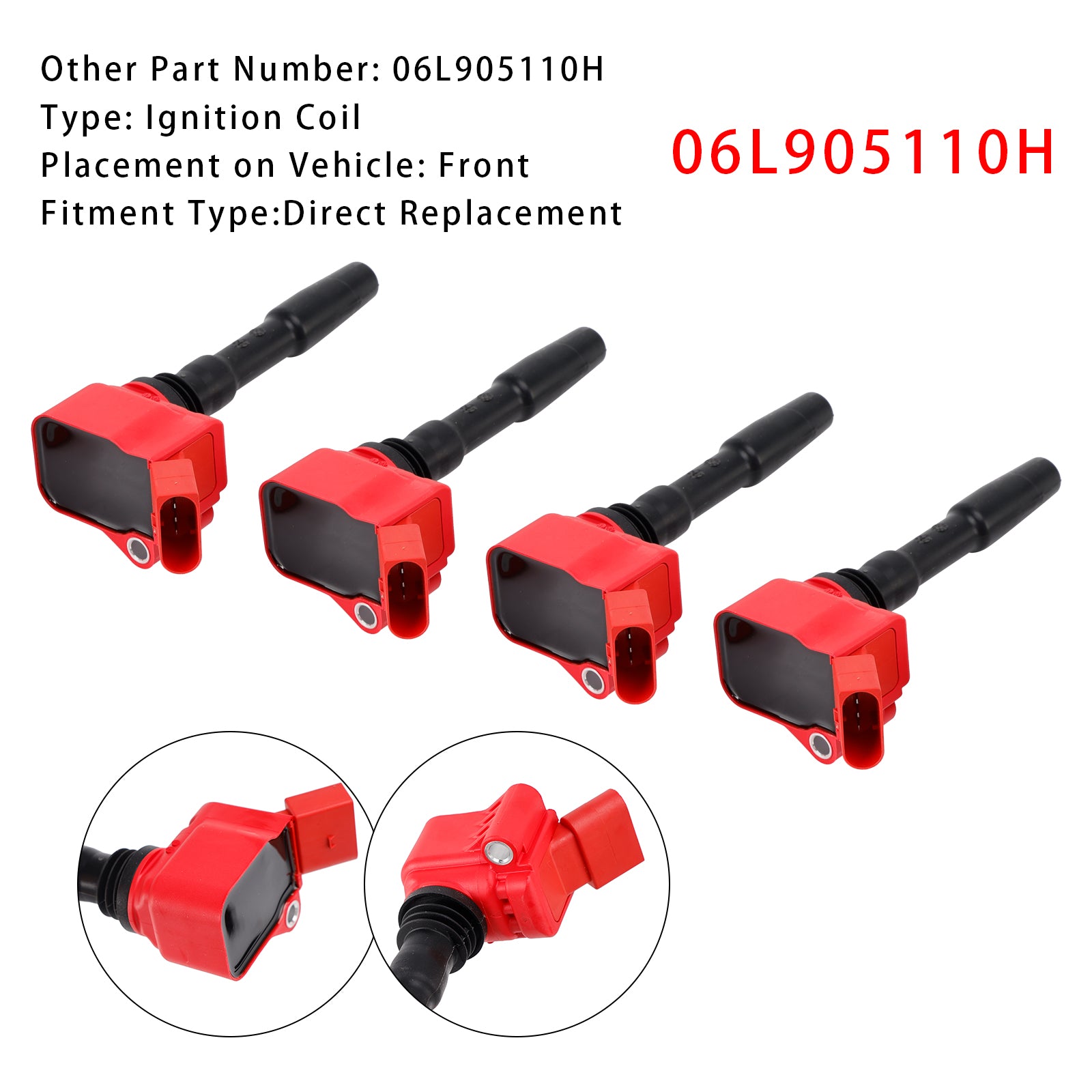 2014-2022 Audi Q5 2.0 TFSI EA888 Gen3 4PCS Bobine 06L905110H