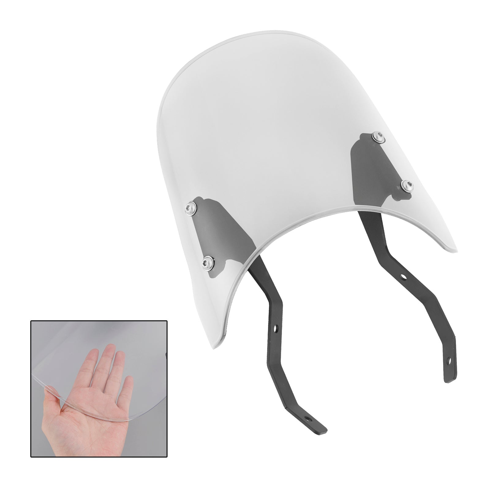 Pare-brise ajustement du pare-brise pour Honda Rebel 250 300 500 CL250 CL300 CL500 23-24