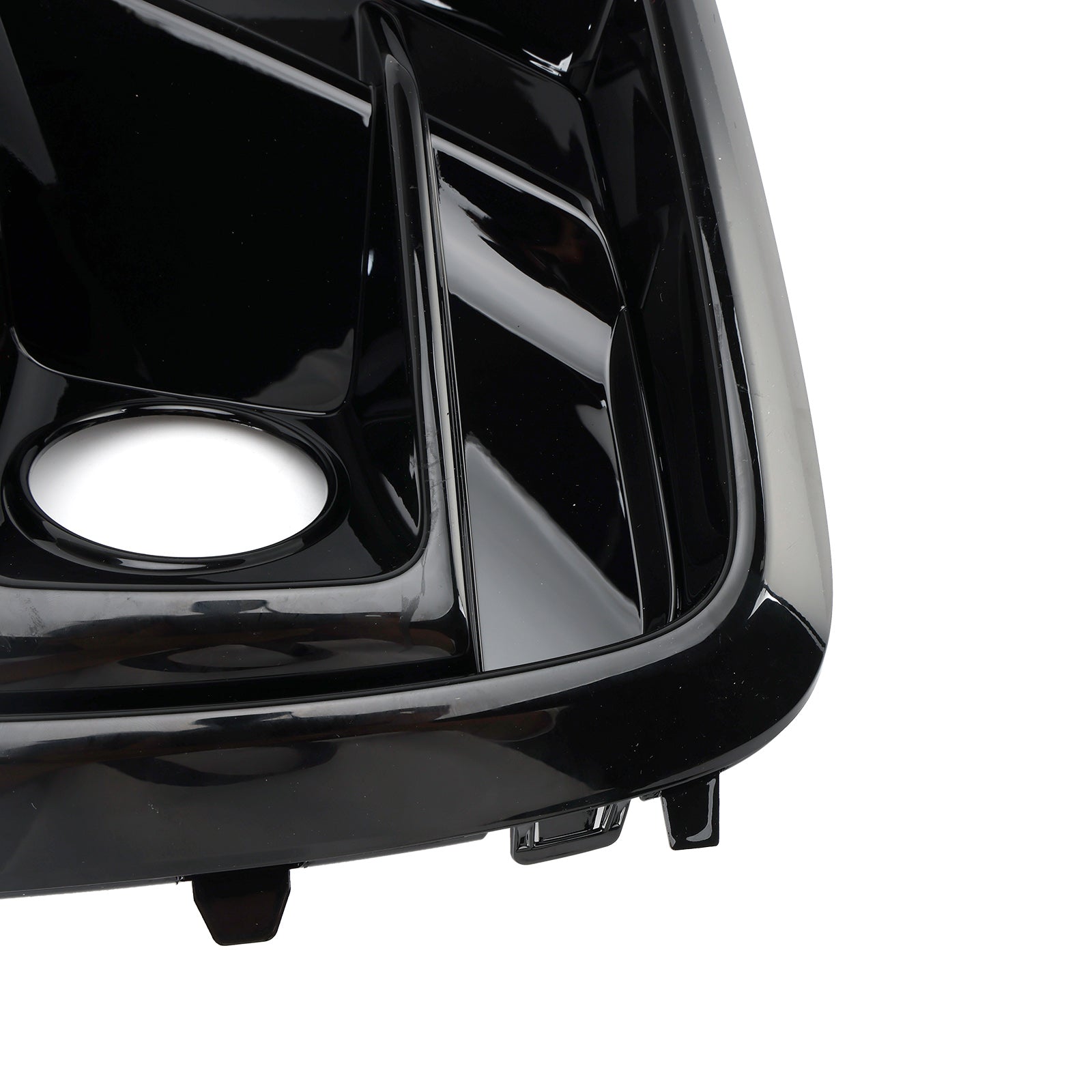 2021-2025 Audi Q5 SQ5 S-Line svart främre dimlampa grillkåpa