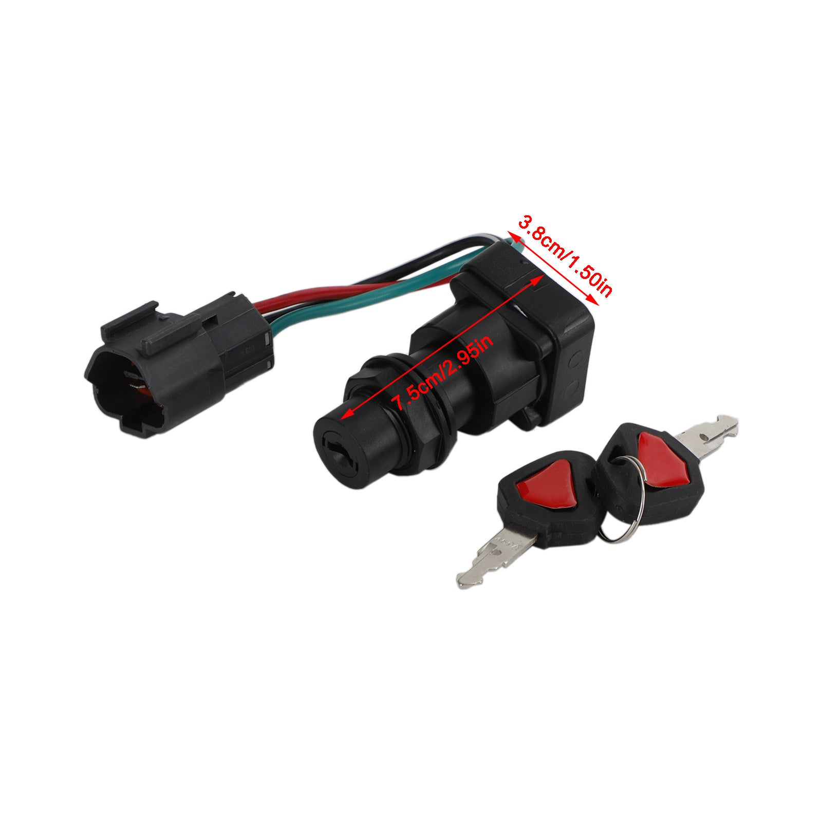 Startcontactschakelaar RC461-53962 Voor Kubota KX018 KX057 SVL75 SVL75C U27 U35