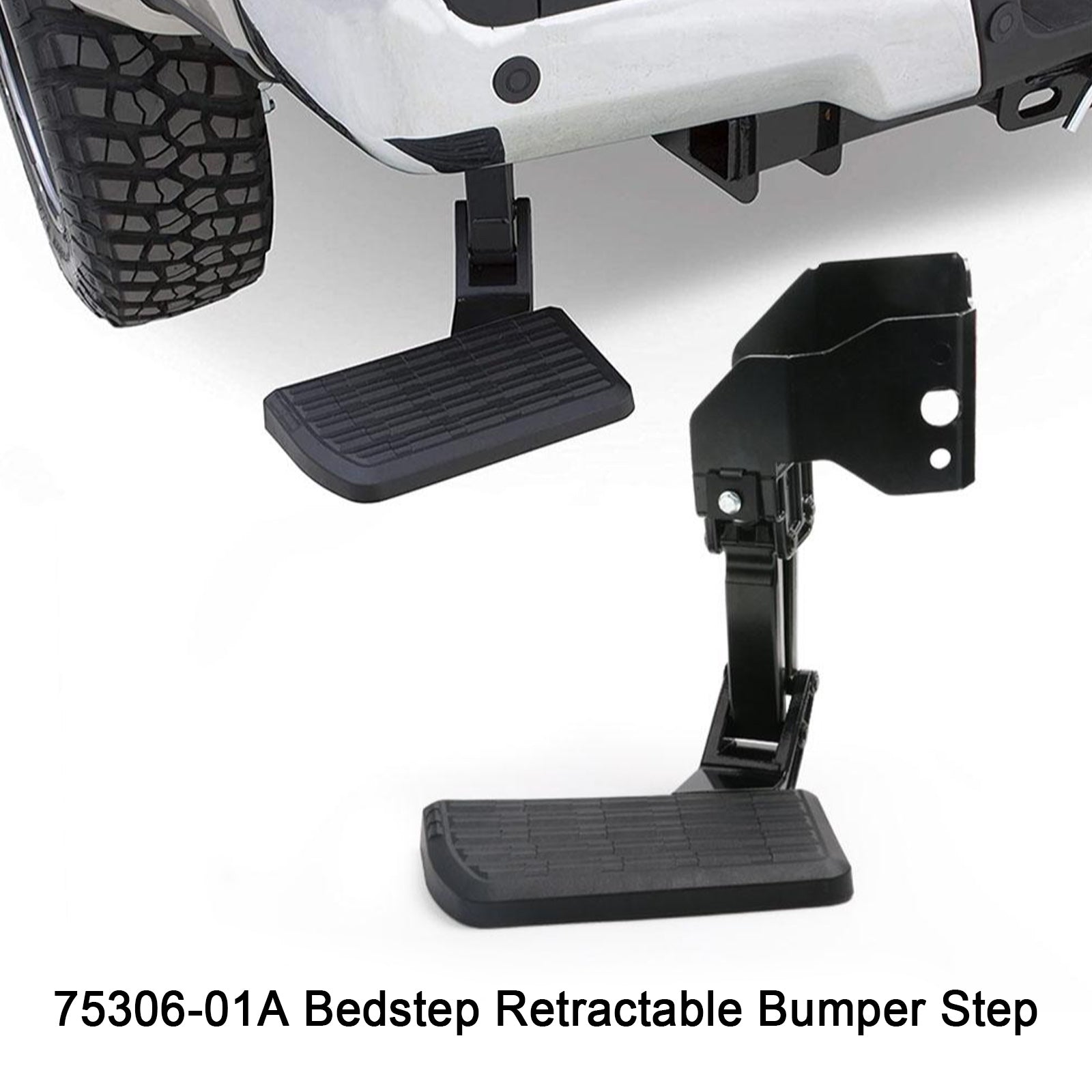 2009-2018 Ram 1500 BedStep Retractable Bumper Step 75306-01A