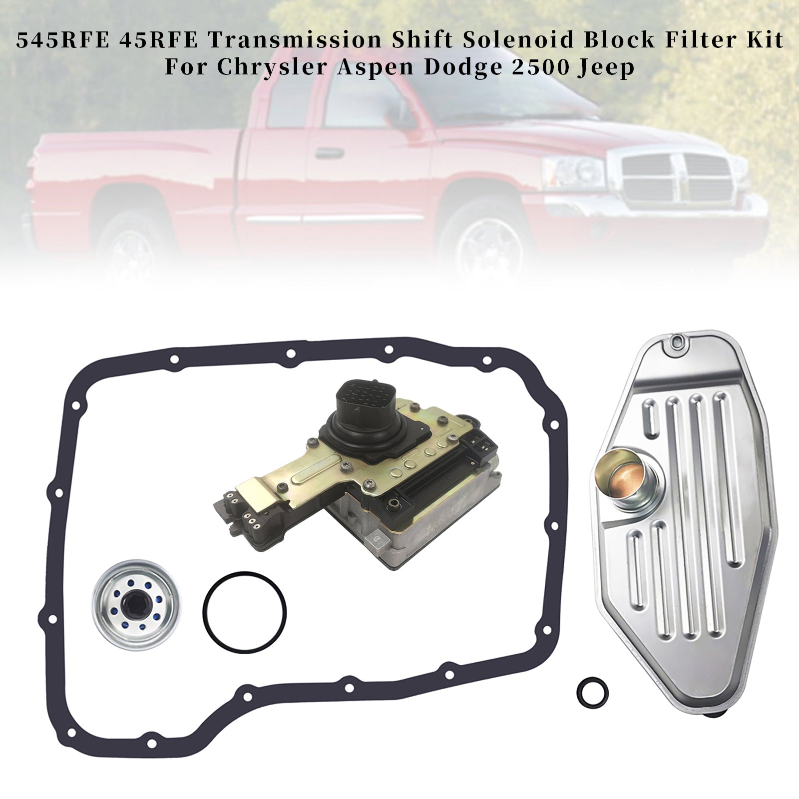 545RFE 45RFE Solenóide Block Filter Kit para Chrysler Dodge