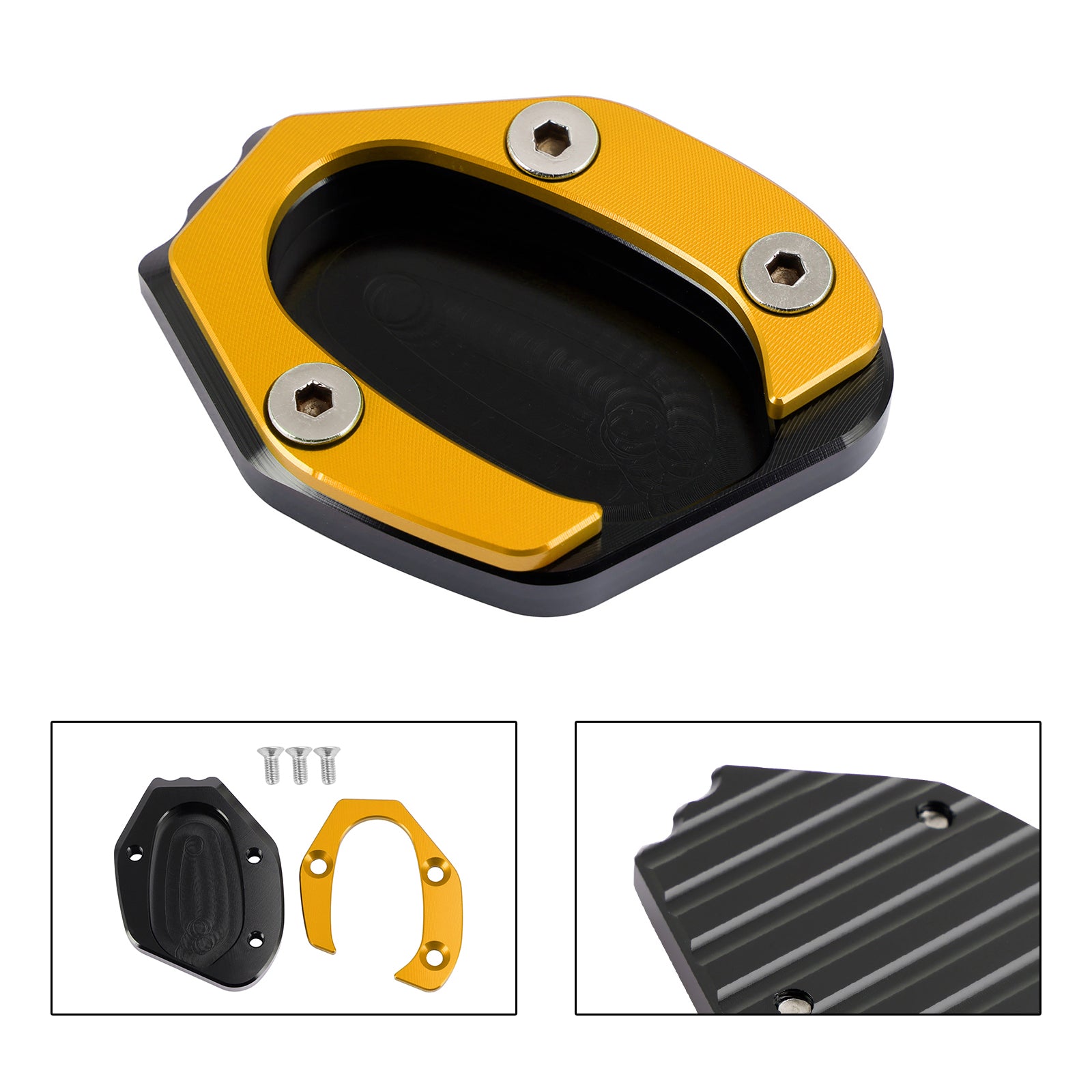 Almohadilla de placa ampliada de soporte para speed twin 1200 19-21 thruxton 1200/R 16-19