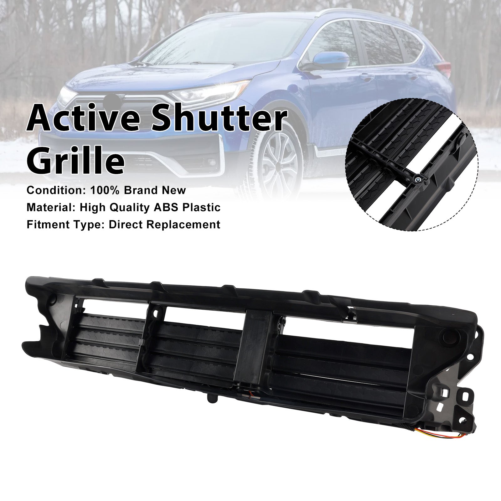 2017-2020 For Honda CR-V EX, EX-L, LX, Touring Lower Active Grille Shutter 71350TLAA01