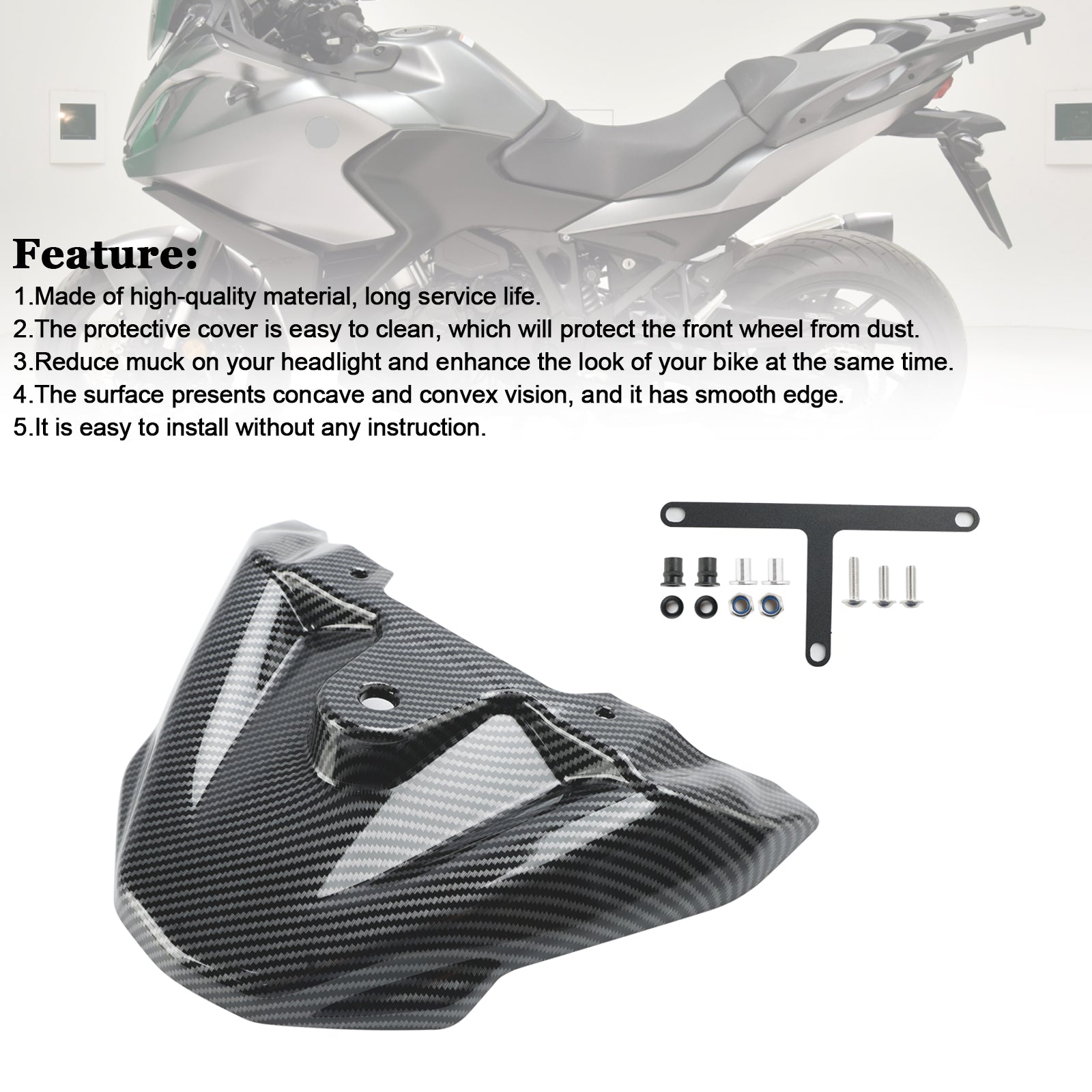 2022-2024 HONDA NT1100 FREME BEAK Extension Nose Panel Fairing