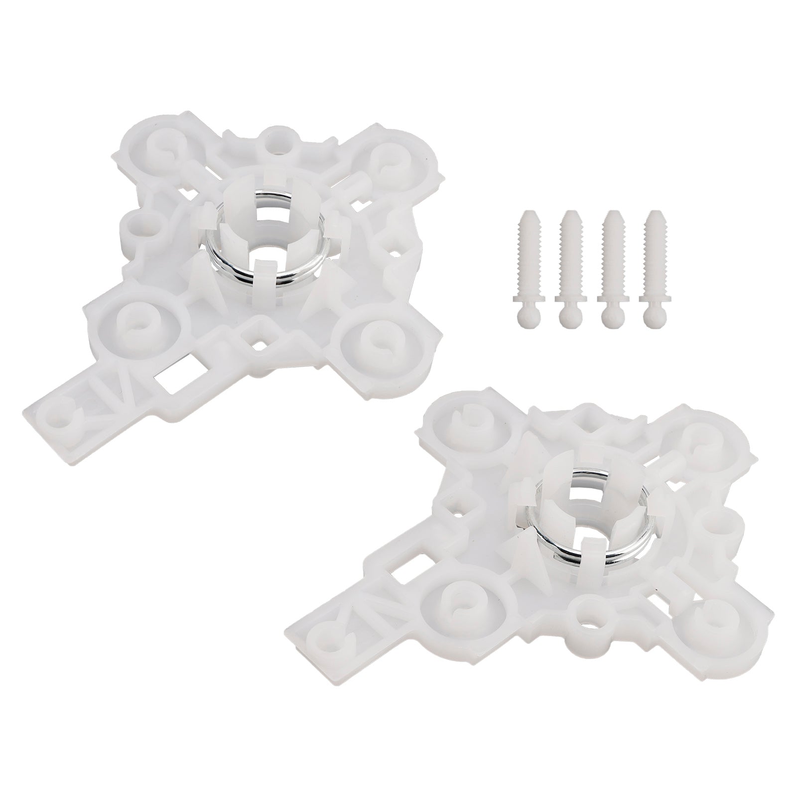 Left&Right Car Side Mirror Glass Lens Plastic Bracket Clip Holder for Honda