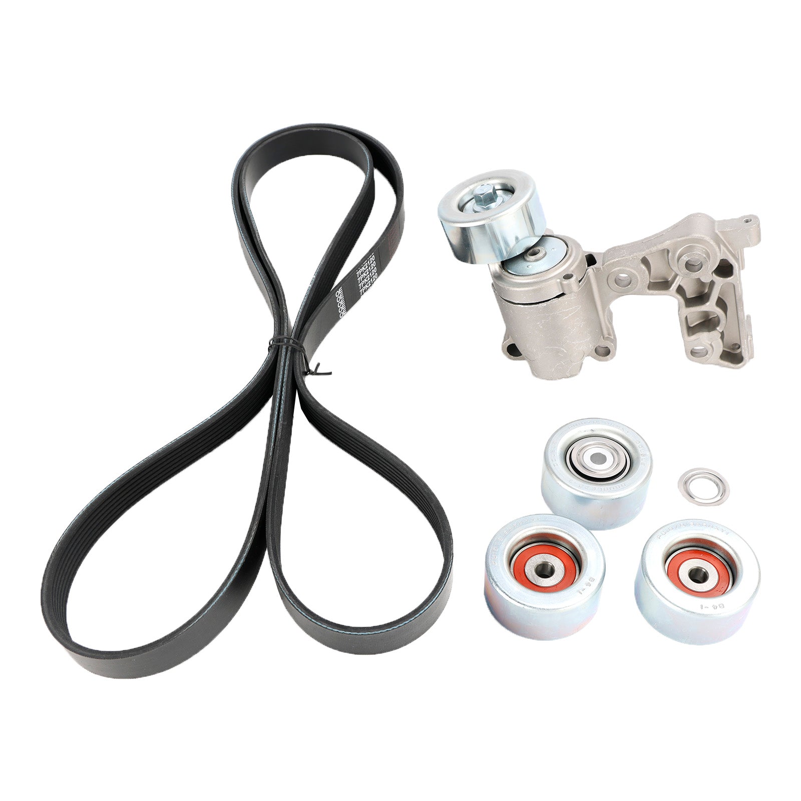 Tendeur de courroie d'entraînement pour Toyota Tacoma V6 4.0L 2005-2015 avec moteurs 1GRFE & Kit de poulie de renvoi
